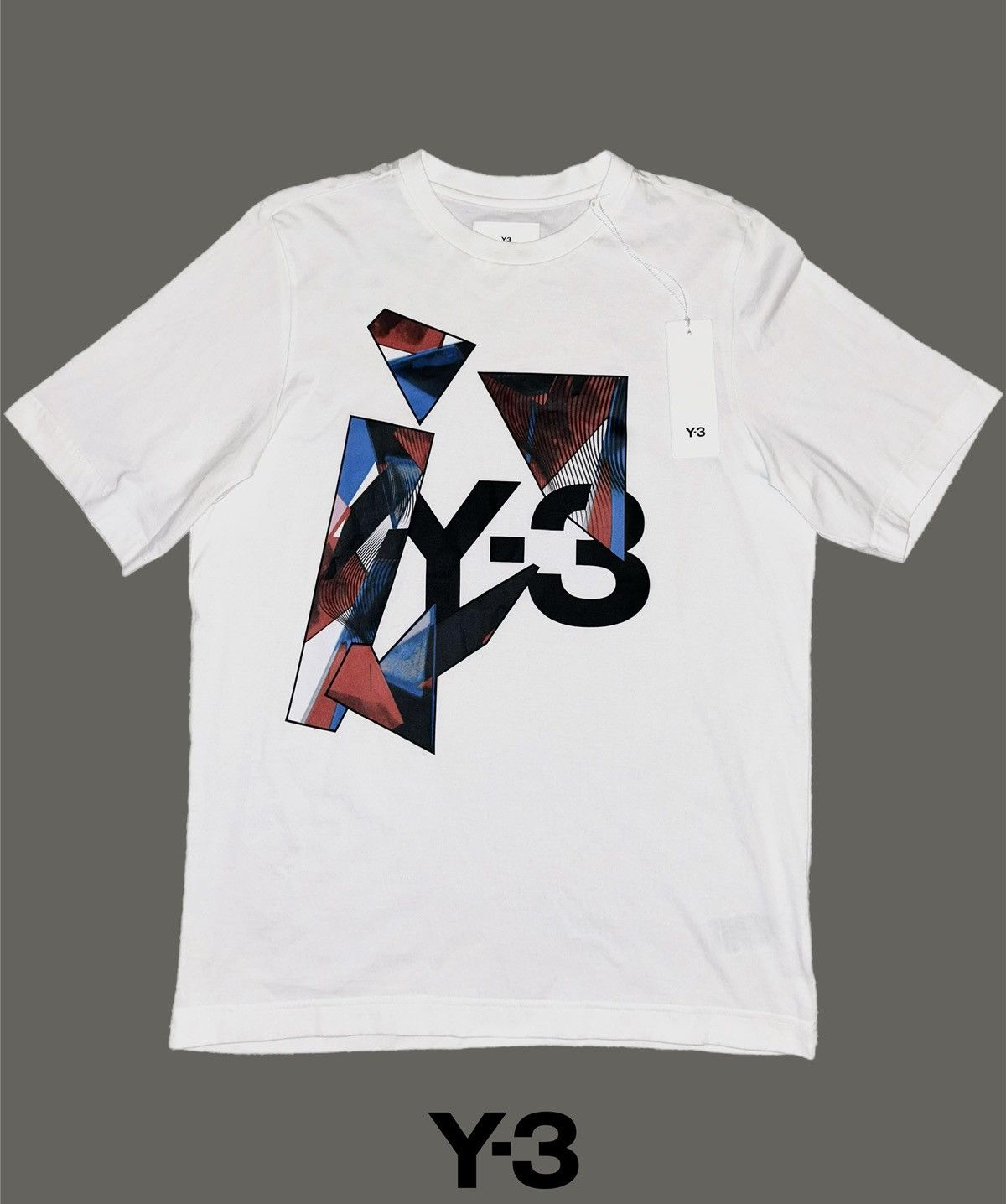Y-3 Yohji Yamamoto (Y-3) Graphic SS Core White Tee Size US S / EU 44-46 / 1 - 1 Thumbnail
