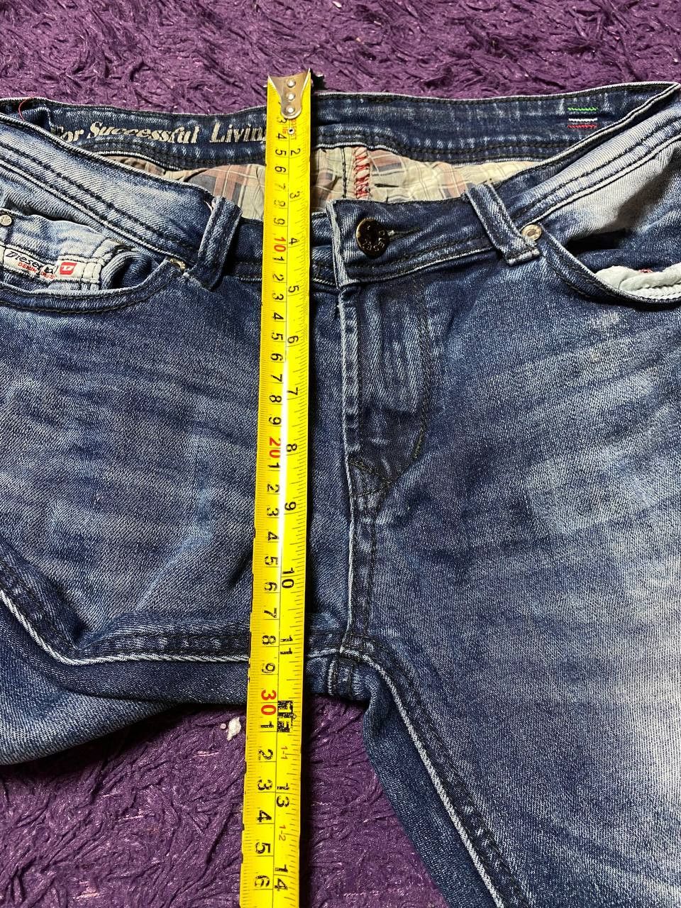 Diesel Vintage Diesel Jeans Japanese Y2K Faded Distress Size US 28 / EU 44 - 11 Thumbnail