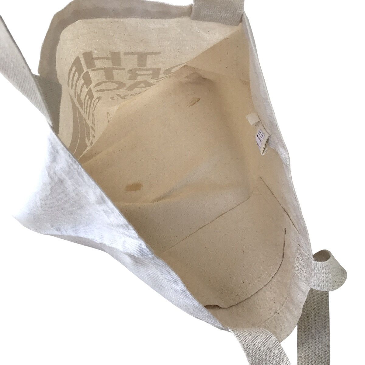 The North Face The North Face Organic Cotton Big Logo Canvas Tote Bag Size ONE SIZE - 6 Thumbnail