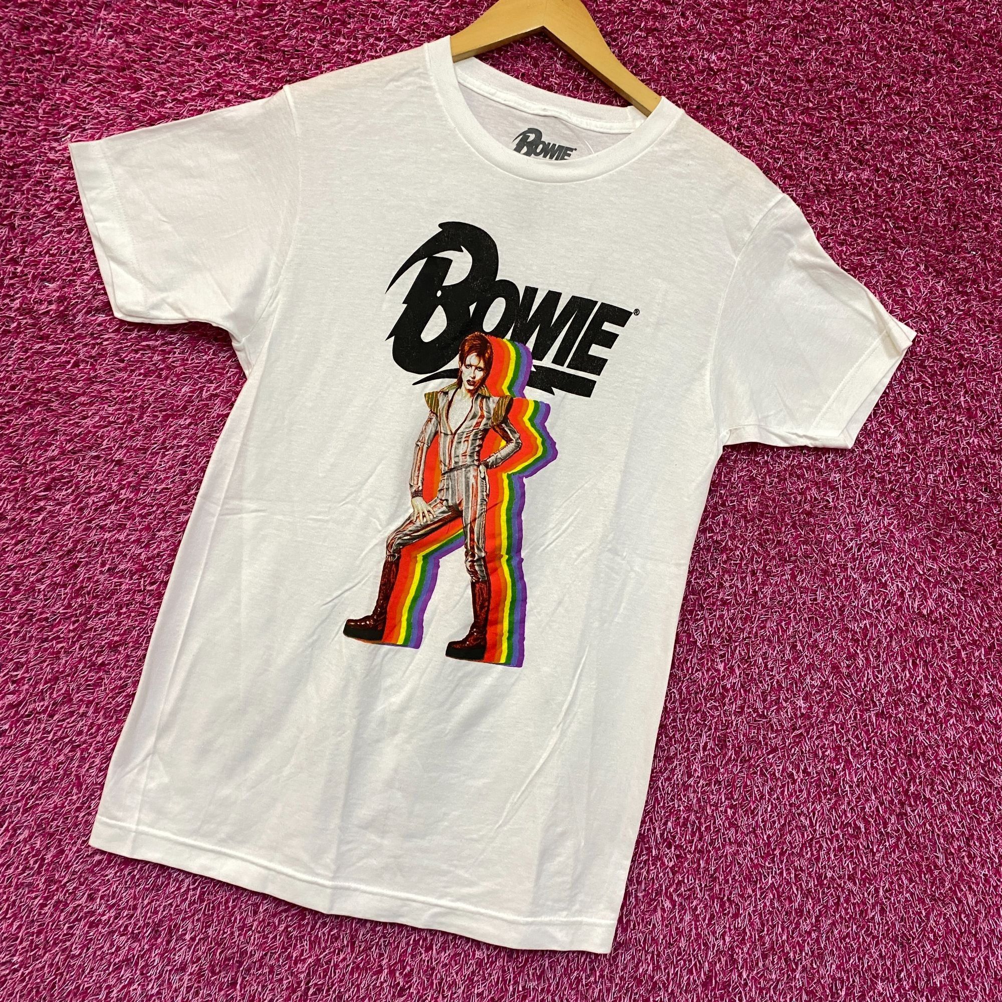 Band Tees David Bowie Star Man Rainbow Rock Tshirt size Small Size US S / EU 44-46 / 1 - 3 Thumbnail