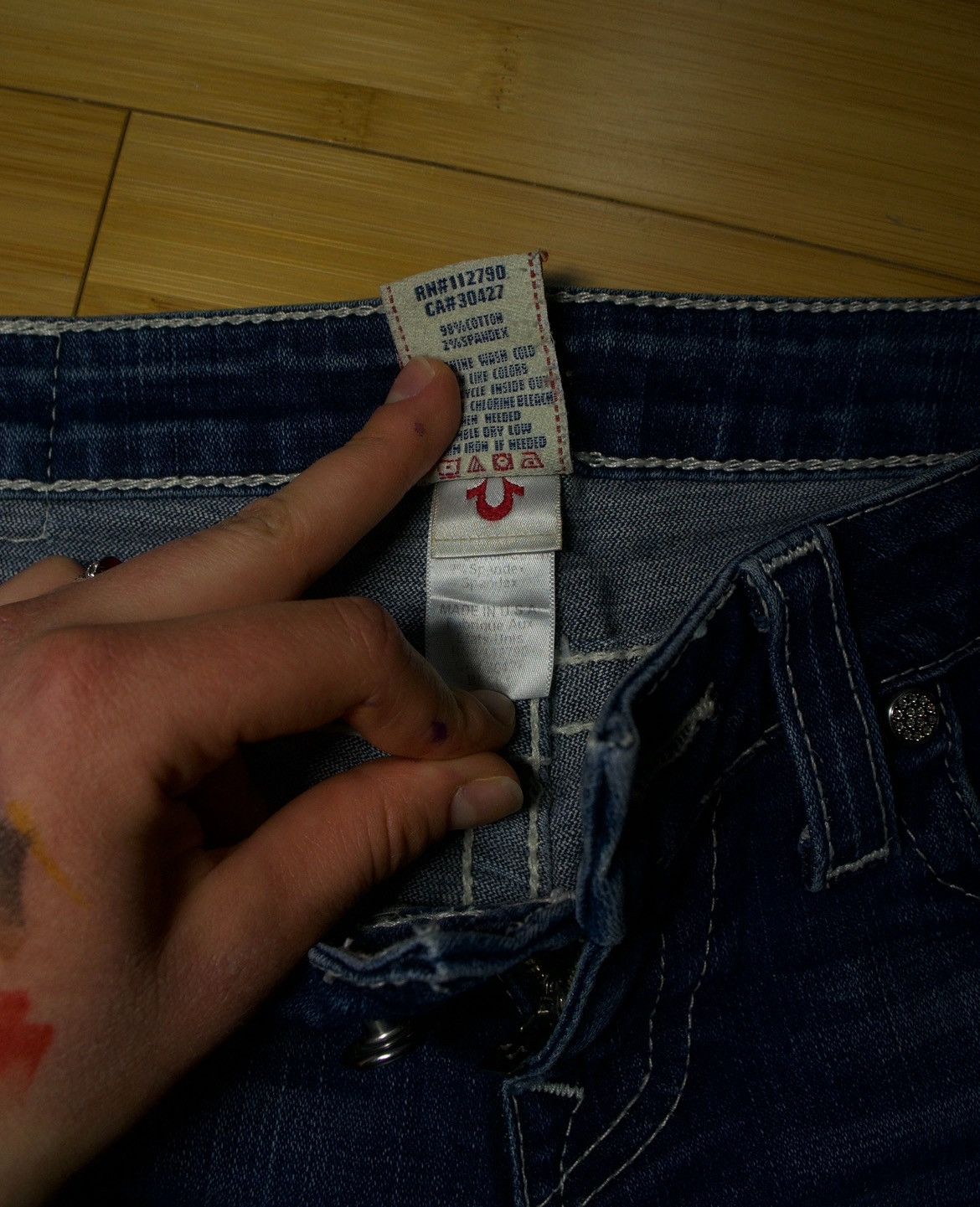 True Religion × Vintage True religion women jeans Size 26" / US 2 / IT 38 - 6 Thumbnail