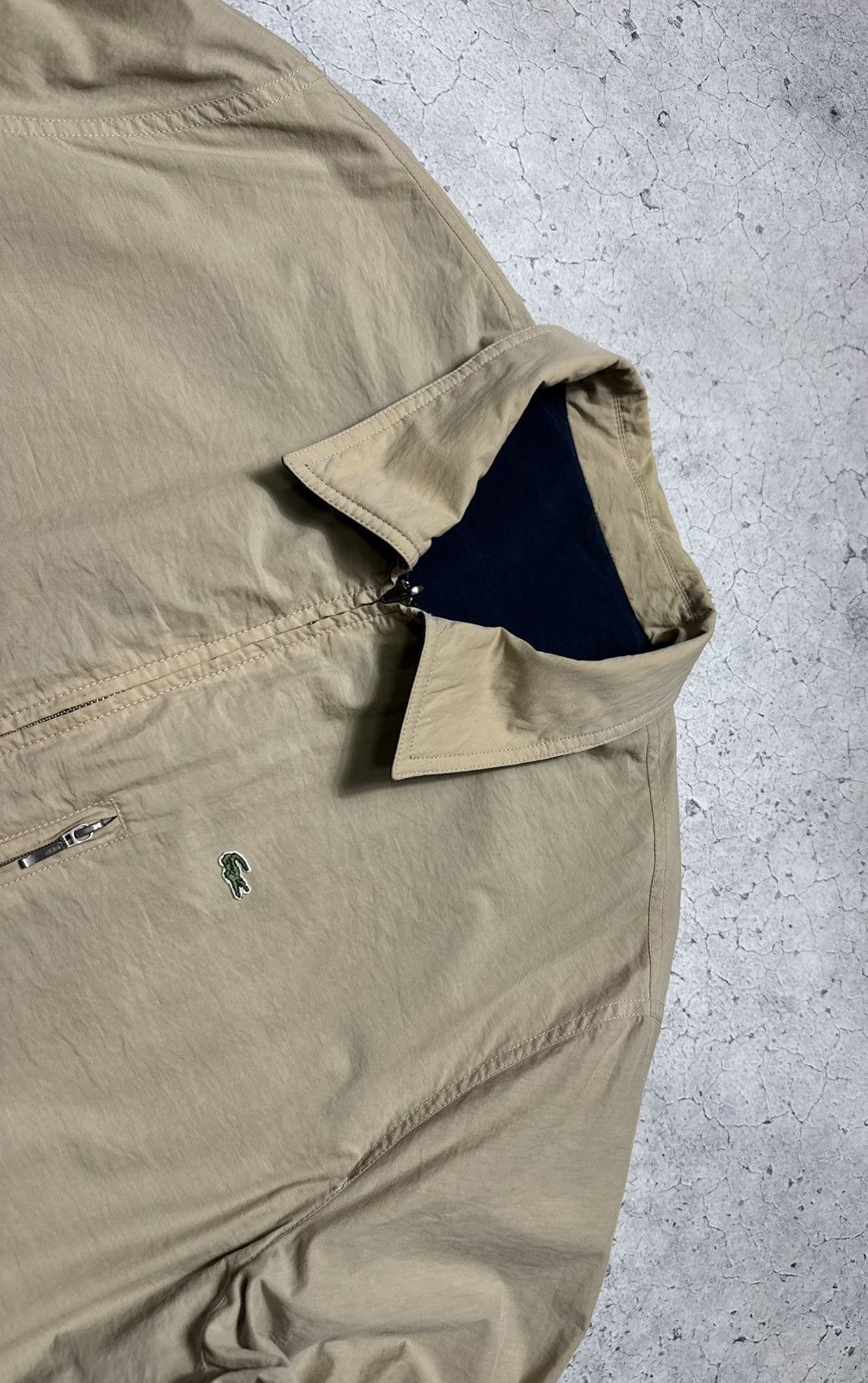 Lacoste Lacoste Vintage Overshot Reversible Jacket Beige Size US XL / EU 56 / 4 - 6 Thumbnail