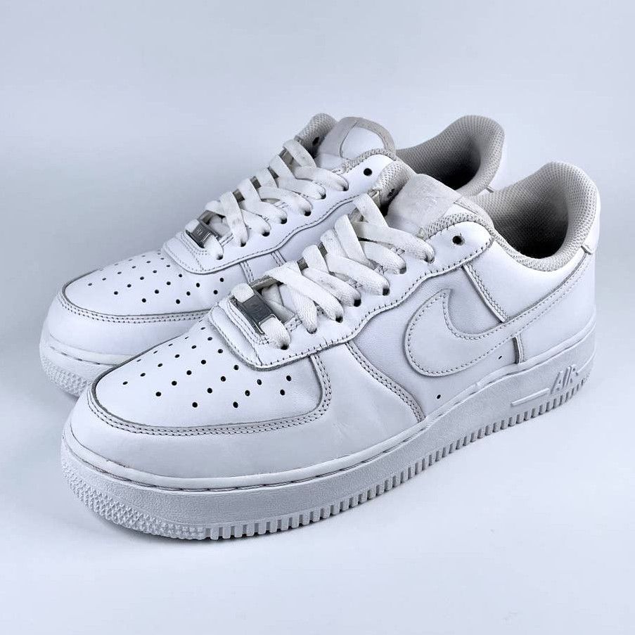 Nike Men's White Nike Air Force 1 '07 315122 AF1 Size 9 | Grailed