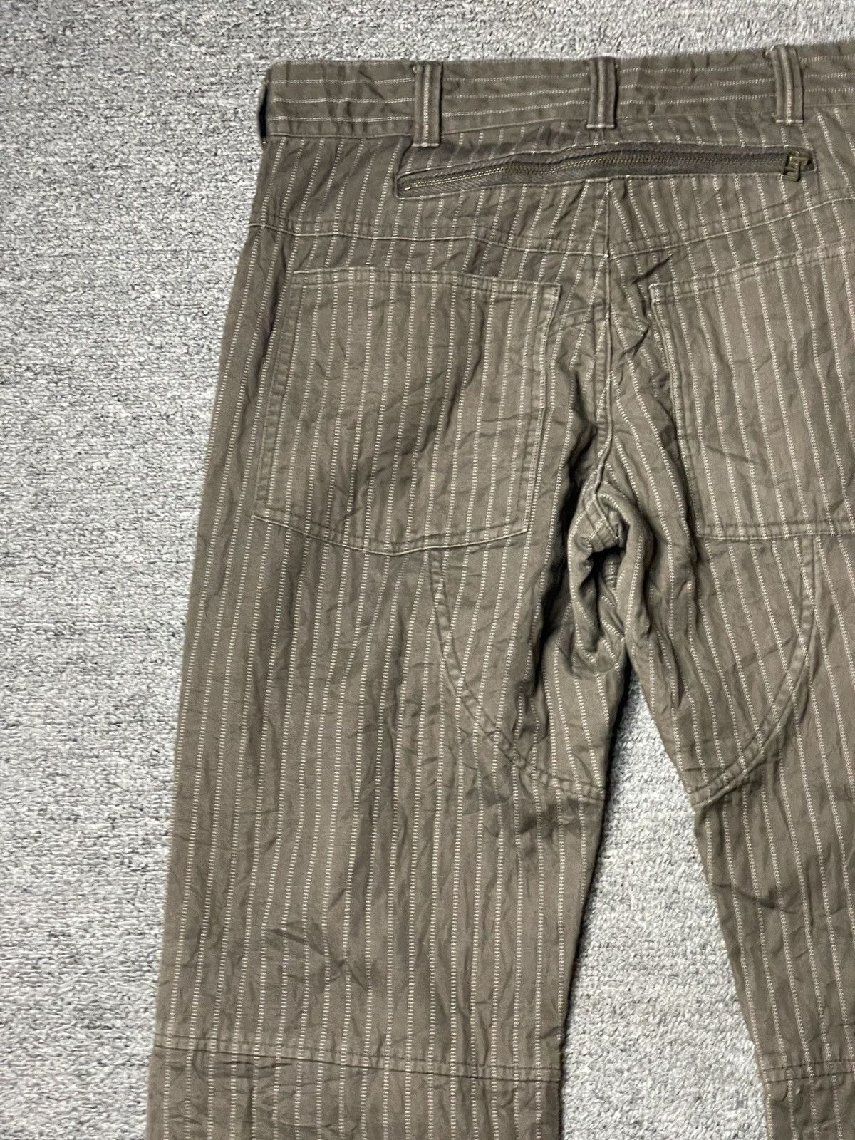 If Six Was Nine × Japanese Brand × Le Grande Bleu (L.G.B.) Japanese Brand Double Knee Stripe Pants (92) Size US 33 - 14 Thumbnail