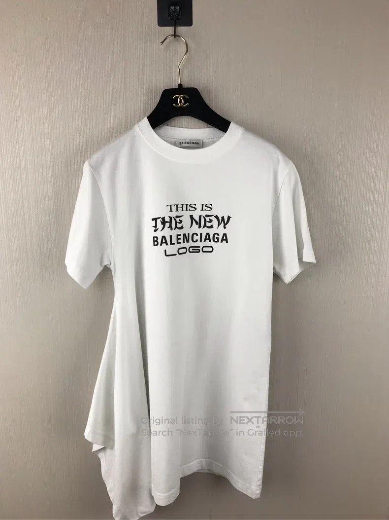 Balenciaga Balenciaga Asymmetrical short-sleeved shirt Size US S / EU 44-46 / 1 - 1 Thumbnail
