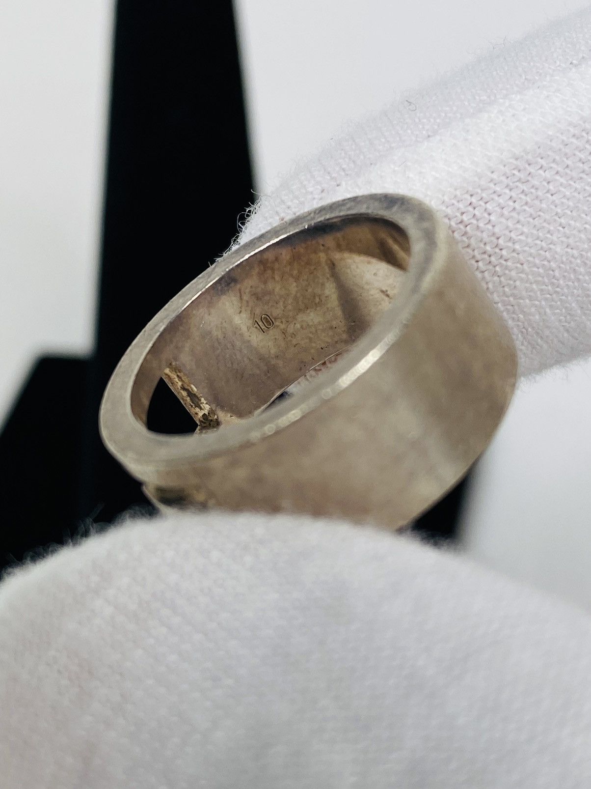 Gucci Gucci .925 Silver G Ring size IT 10 Size ONE SIZE - 5 Thumbnail