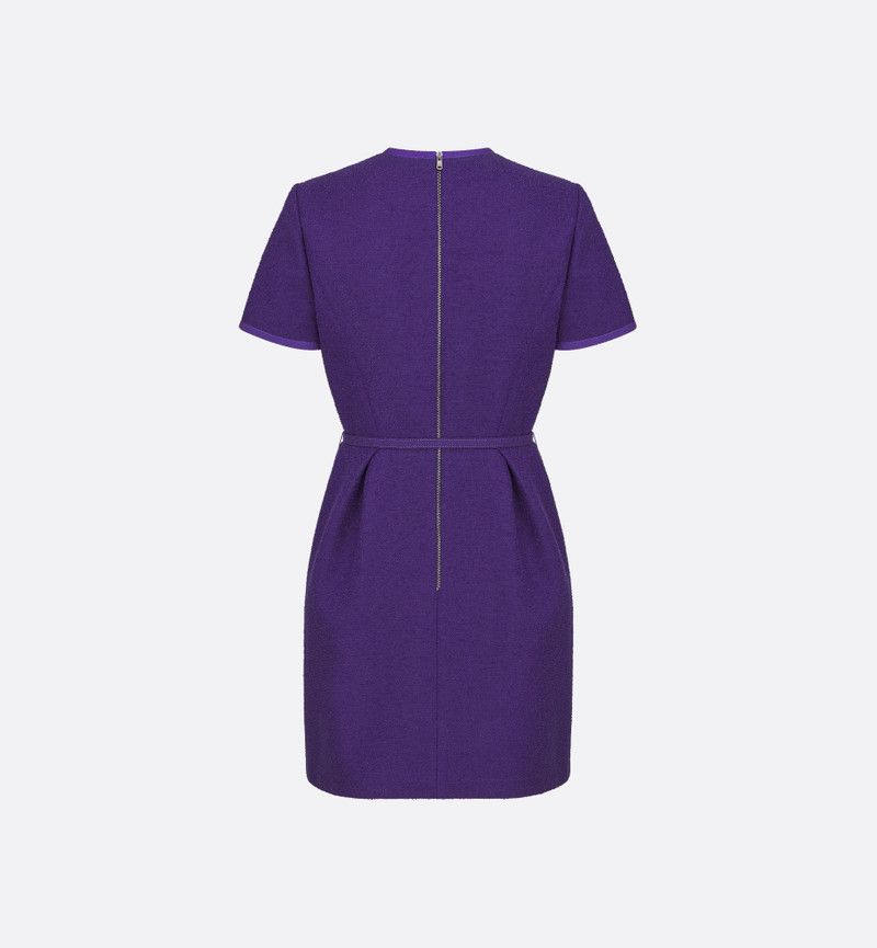 Dior o1bcso1str0126 Dress in Purple Size S / US 4 / IT 40 - 2 Thumbnail