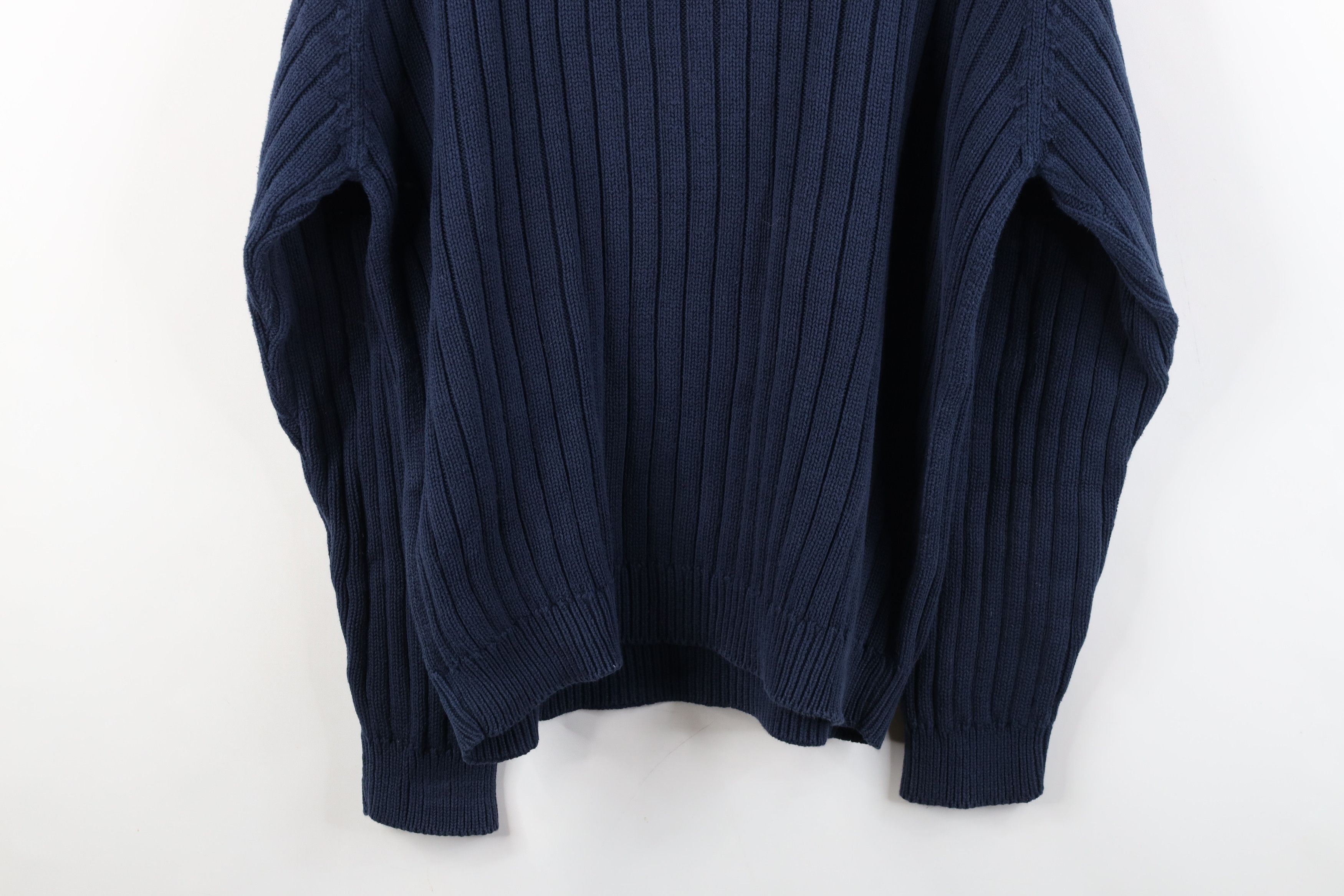 Vintage Vintage 90s Streetwear Heavyweight Ribbed Knit Sweater Size US XL / EU 56 / 4 - 11 Thumbnail