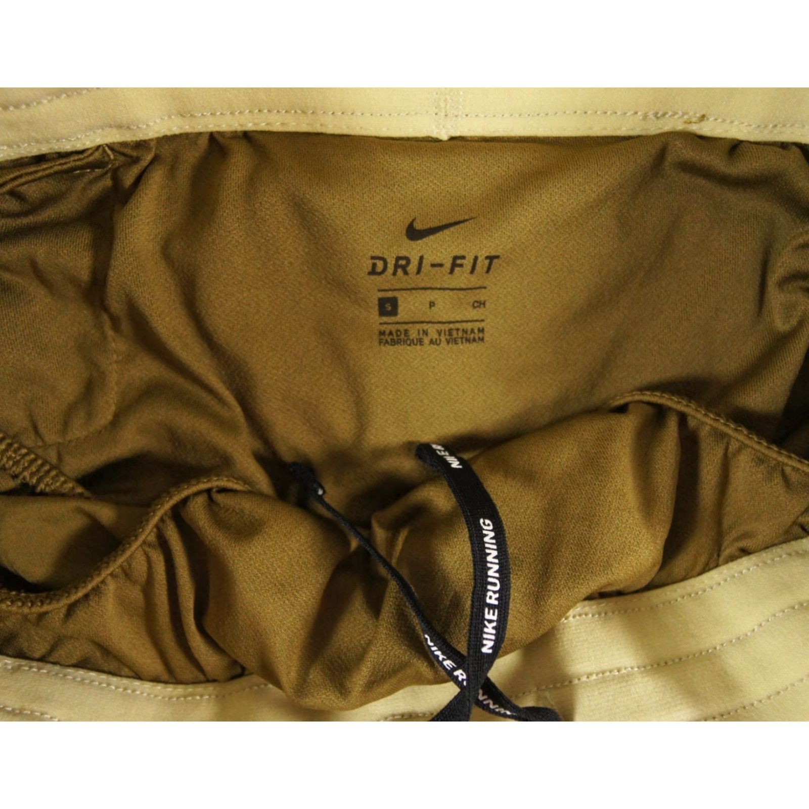 Nike Nike Running Shorts Womens Small Green 5" Dri Fit Activewear Workout Brief Lined Size 28" / US 6 / IT 42 - 6 Thumbnail