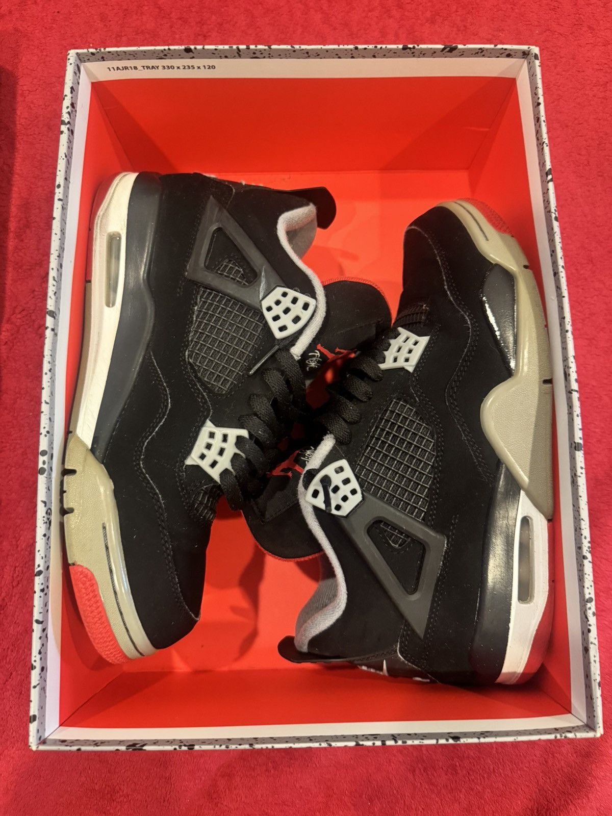 Jordan Brand Air Jordan 4 Retro OG 'Bred' 2019 Size US 7.5 / EU 40-41 - 11 Thumbnail