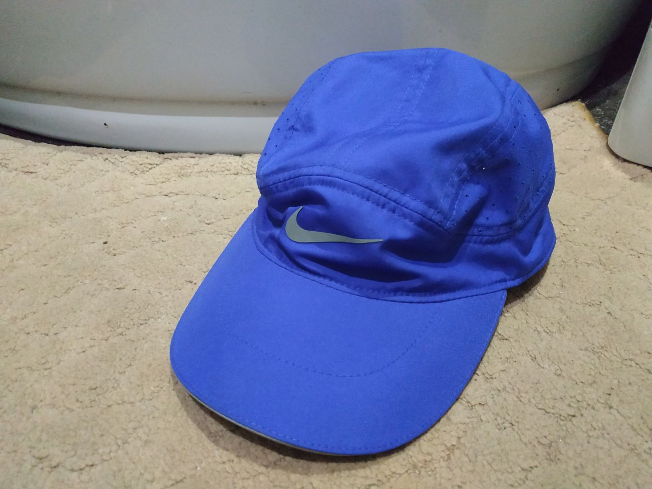 Nike Nike Tailwind Dri-FIT Running Cap Blue 5-Panel Hat Size ONE SIZE - 8 Thumbnail