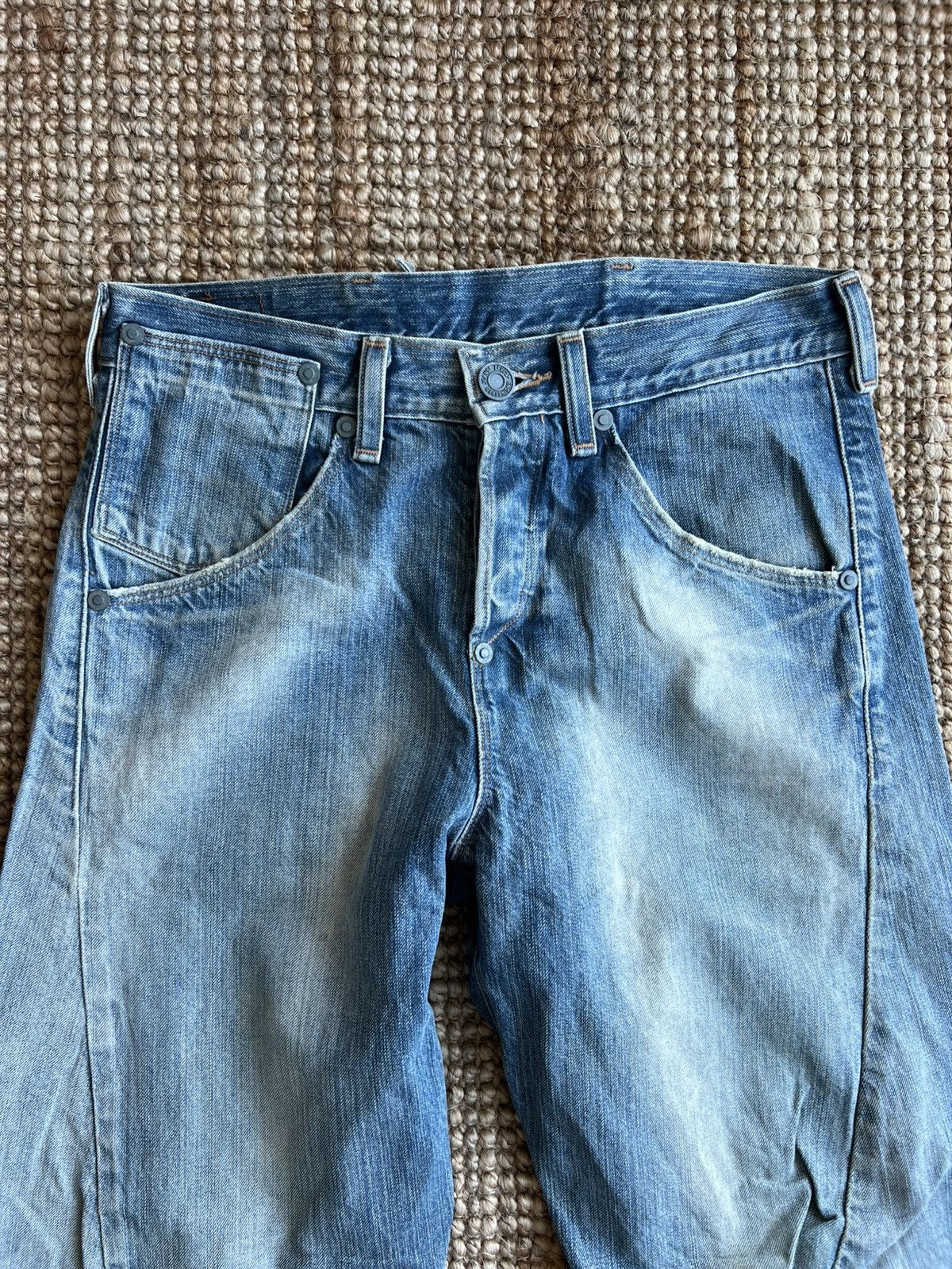 Levi's Levis Engineered Jeans Buckle Back Tag W29 Actual 31x31.5 Size US 34 / EU 50 - 2 Thumbnail