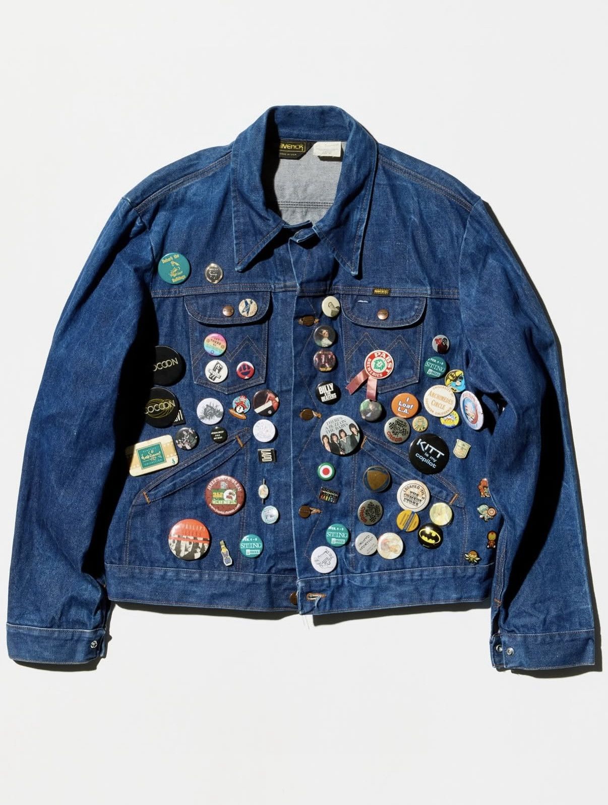 Wrangler DEADSTOCK 1970'S VINTAGE INDIGO DENIM JACKET US MADE Size US M / EU 48-50 / 2 - 15 Thumbnail