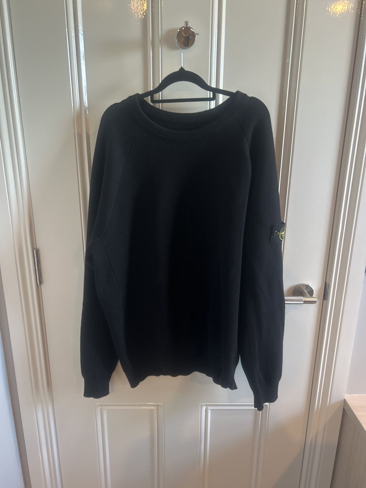 STONE ISLAND blank crewneck
