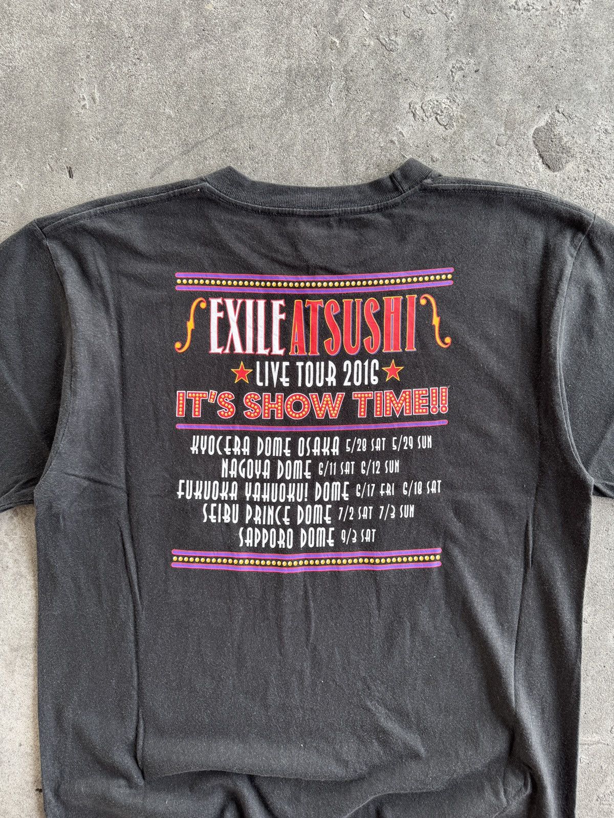 Band Tees Exile Atsushi Live Tour 2016 It’s Show Time Tee Size US M / EU 48-50 / 2 - 7 Thumbnail
