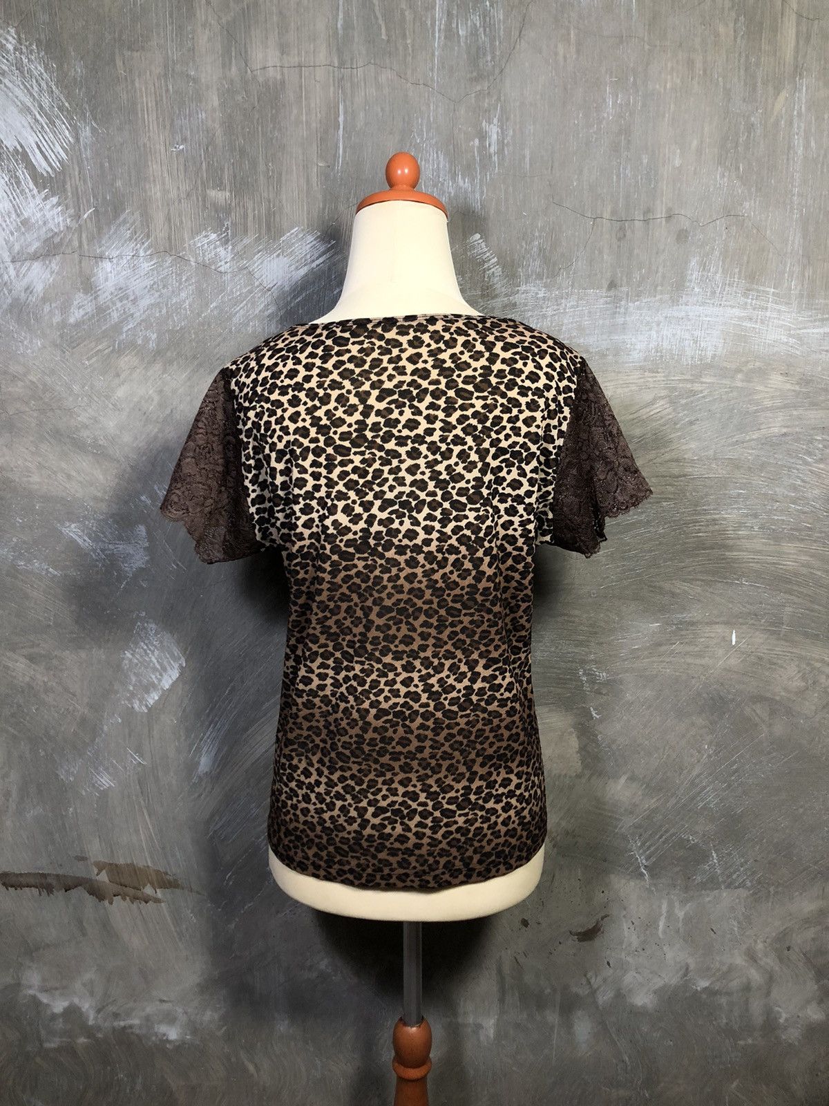 Japanese Brand Y2K Leopard Pattern Blouse Tops Women Size M / US 6-8 / IT 42-44 - 14 Thumbnail