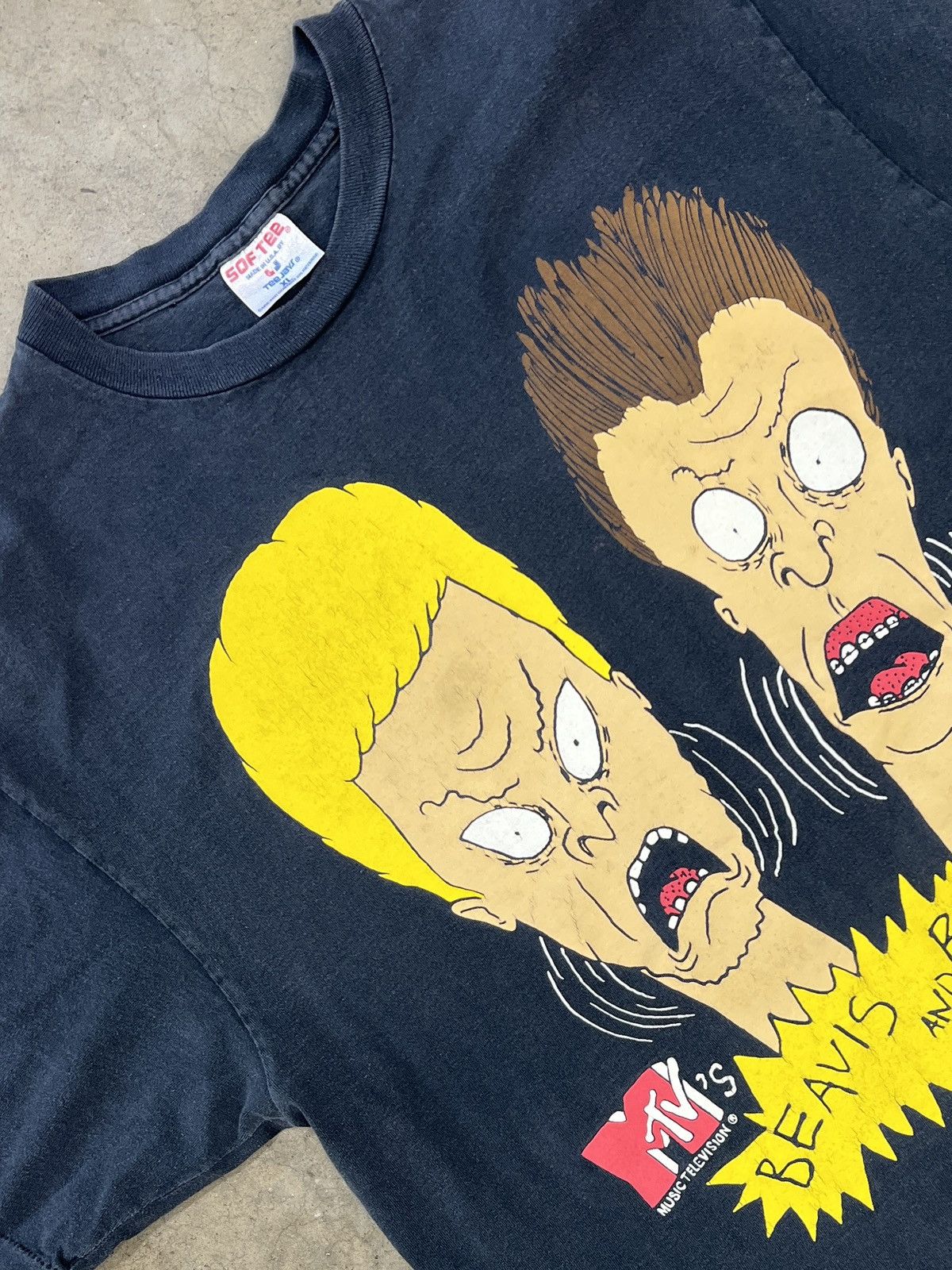 Vintage 1993 Beavis & Butthead Stanley Desantis MTV Tee XL