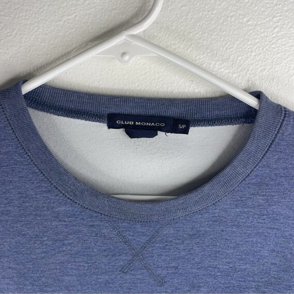 Club Monaco CLUB MONACO VINTAGE Men’s Blue Crew Neck Sweatshirt Y2K S Size US S / EU 44-46 / 1 - 4 Thumbnail