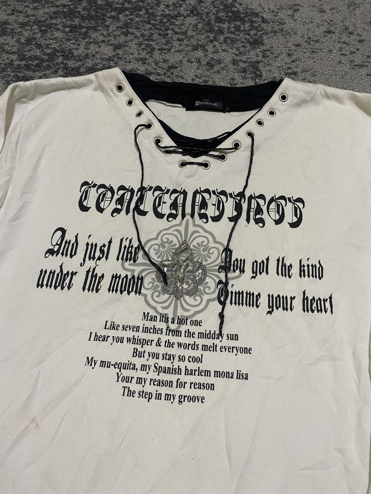 Hysteric Glamour Y2k Glow in mode laced ifsixwasnine sweatshirt Size US L / EU 52-54 / 3 - 2 Thumbnail