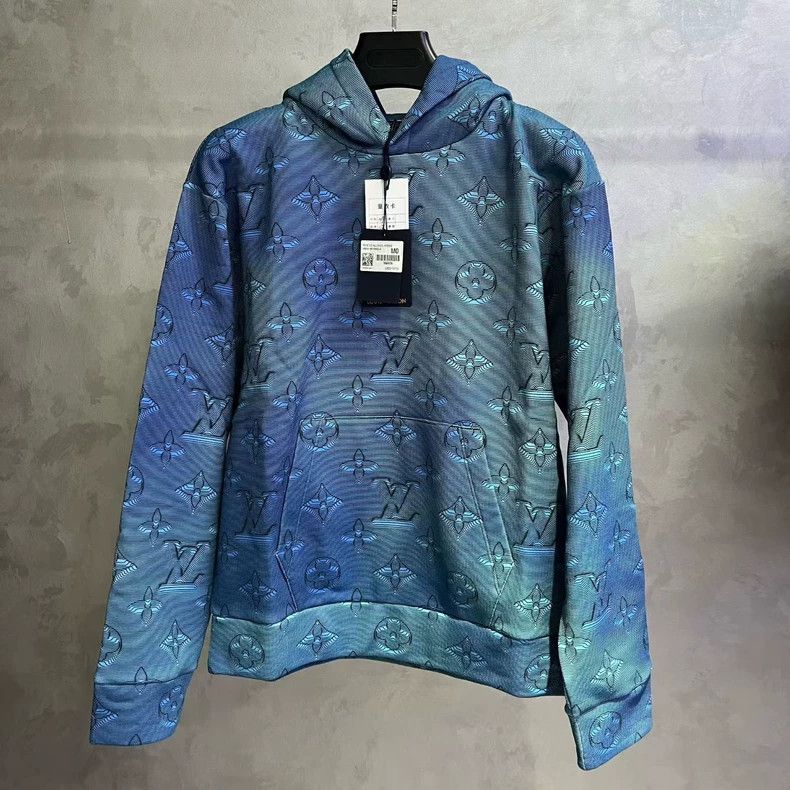 Louis Vuitton Blue Logo Print Sweatshirt - dmc