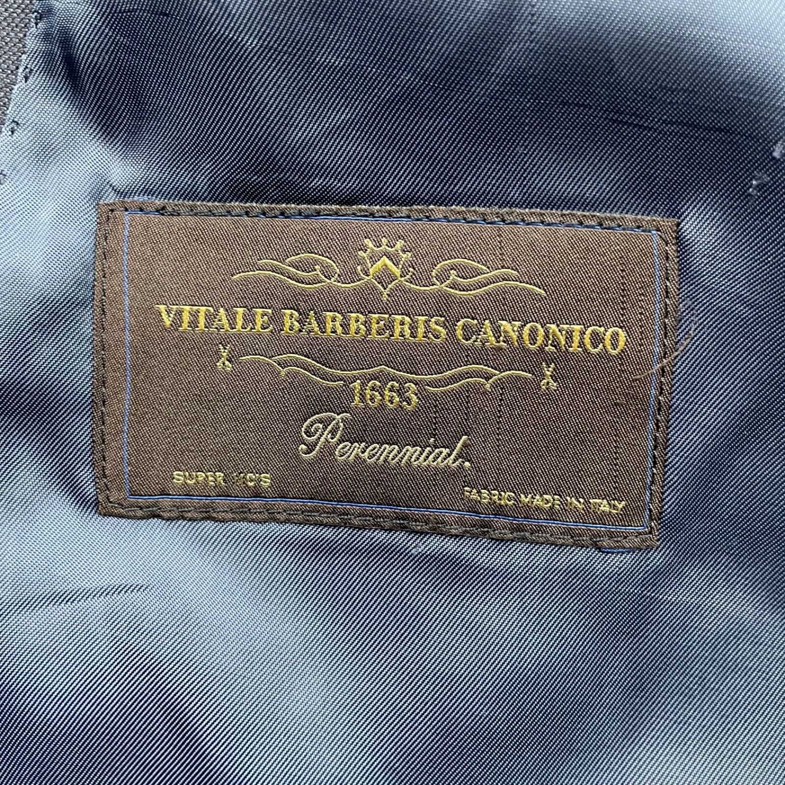 Suitsupply SuitSupply Men’s Vitale Wool Slim Fit 2-Button Lazio Blazer Size 46L - 7 Thumbnail