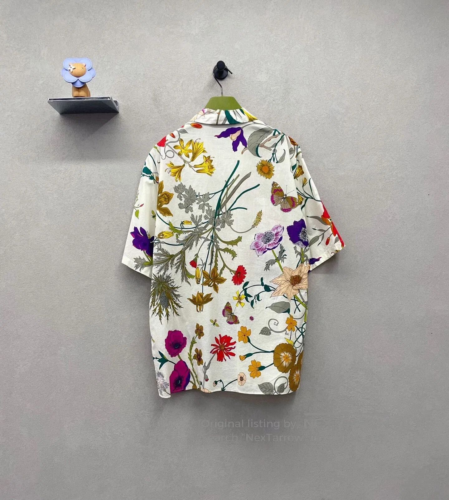 Gucci gucci floral short sleeve white shirt. Size US L / EU 52-54 / 3 - 2 Thumbnail