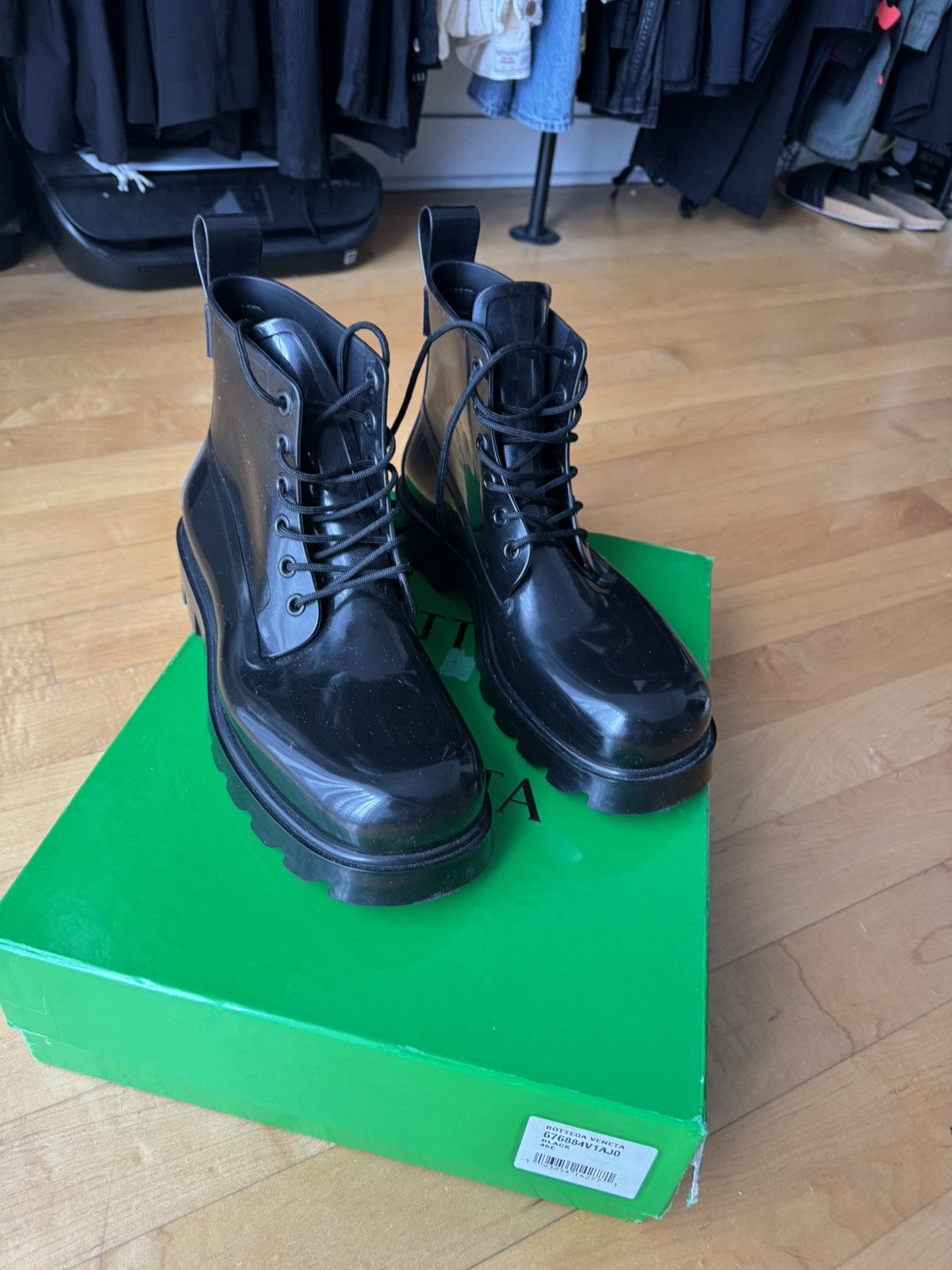 Bottega Veneta Bottega Veneta Lean Cowboy Leather Boots