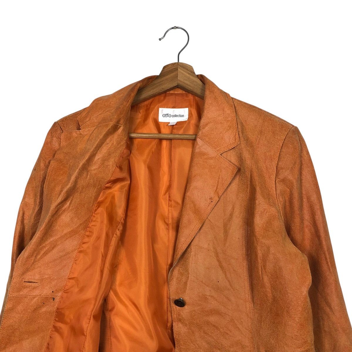 Vintage 📌Vintage Leather Jacket Otto Collection Issey Miyake Size US L / EU 52-54 / 3 - 13 Thumbnail