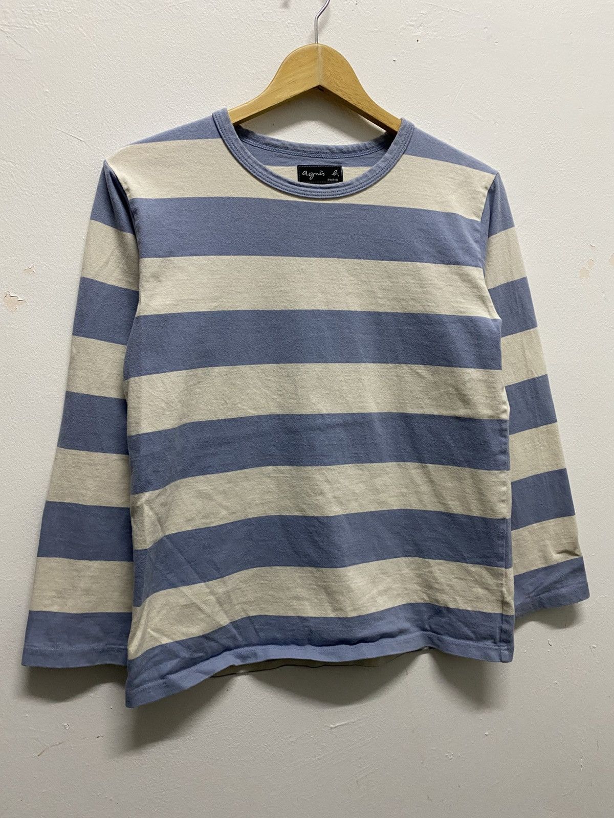 agnes b. Vintage Agnes.B Long Sleeve Stripe Design for Women's Size US M / EU 48-50 / 2 - 1 Thumbnail