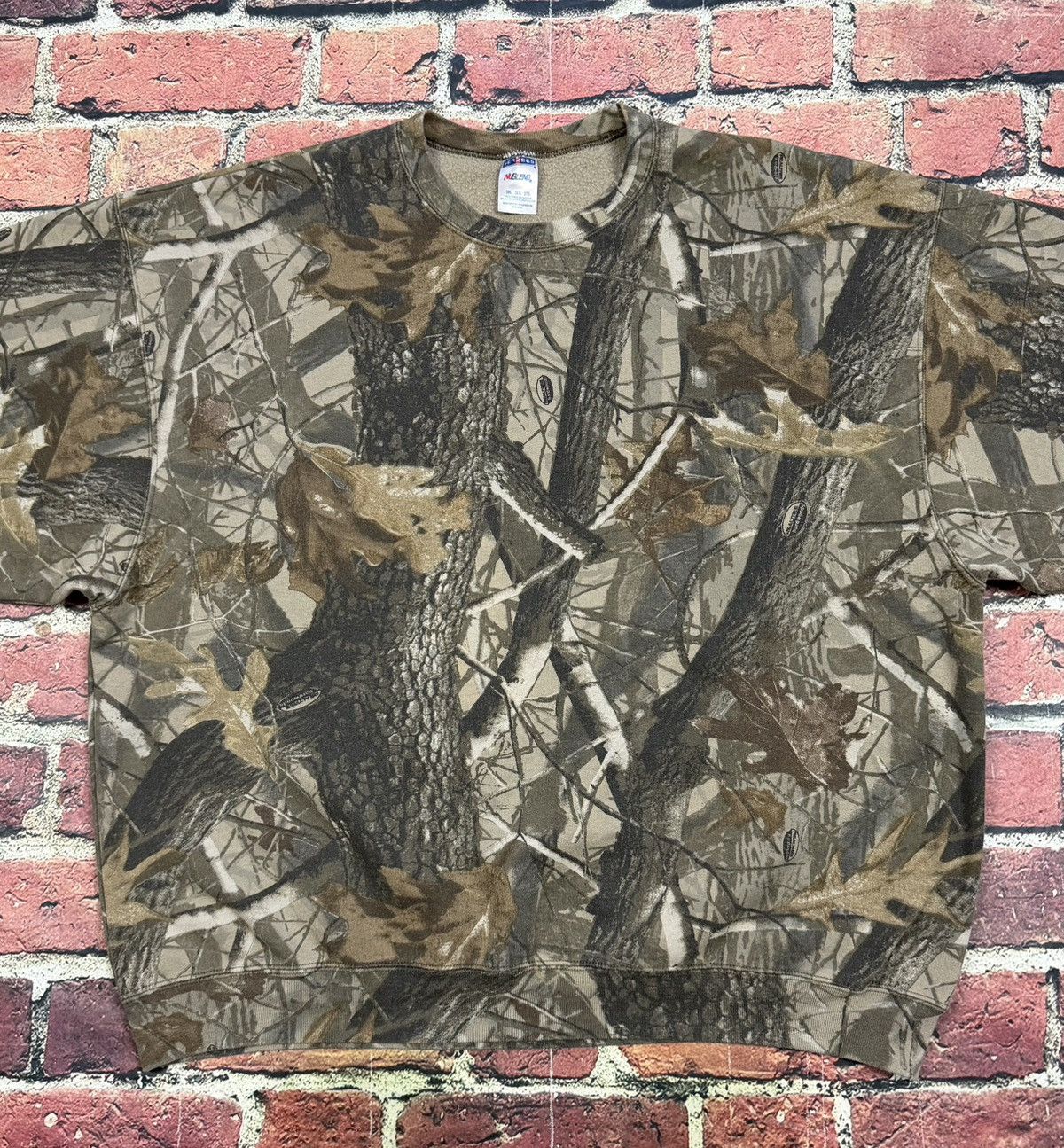 Realtree Vintage Jerzees Outdoors Camo Blank Sweatshirt RealTree 3XL Size US XXL / EU 58 / 5 - 3 Thumbnail