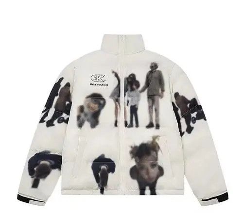 Japanese Brand Jack Street portrait phantom print winter jacket Size US M / EU 48-50 / 2 - 4 Thumbnail