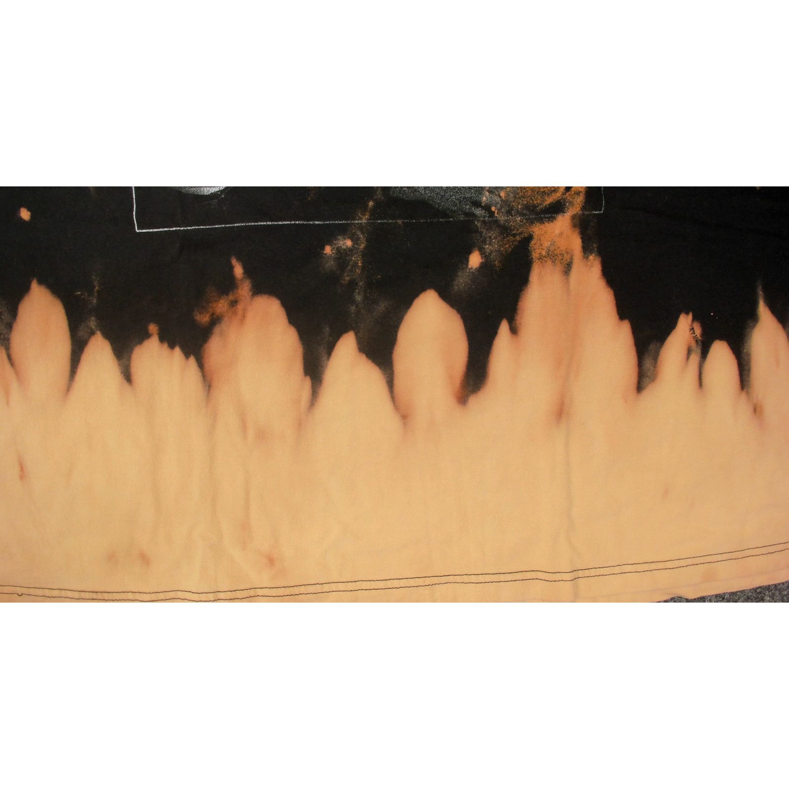 Other Custom 1-of-1 AC/DC Bleached Flame Hem Band Tee 2XL Size US XXL / EU 58 / 5 - 8 Thumbnail
