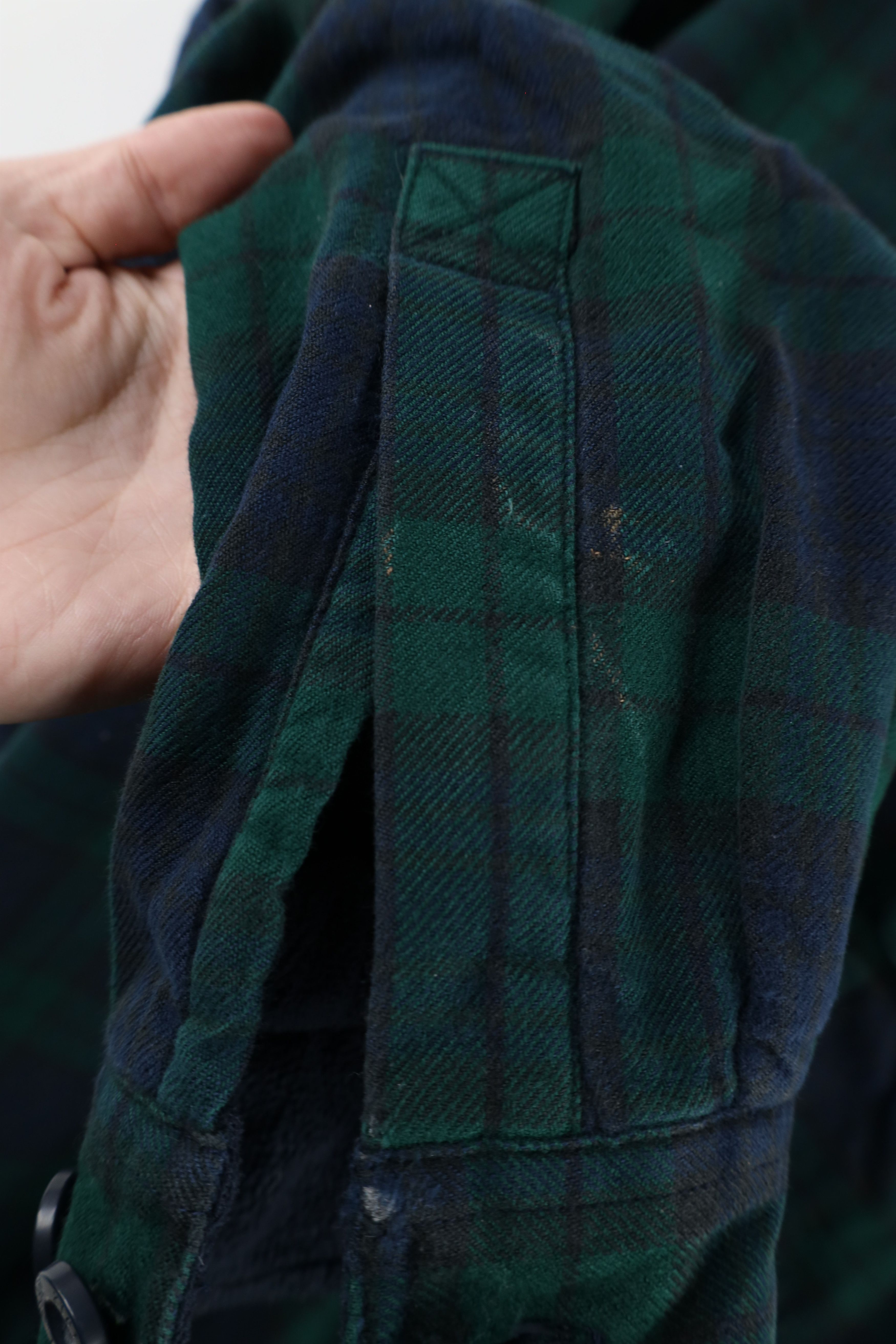 L.L. Bean × Vintage Vintage LL Bean Fleece Lined Flannel Button Shirt Jacket Size US M / EU 48-50 / 2 - 7 Thumbnail
