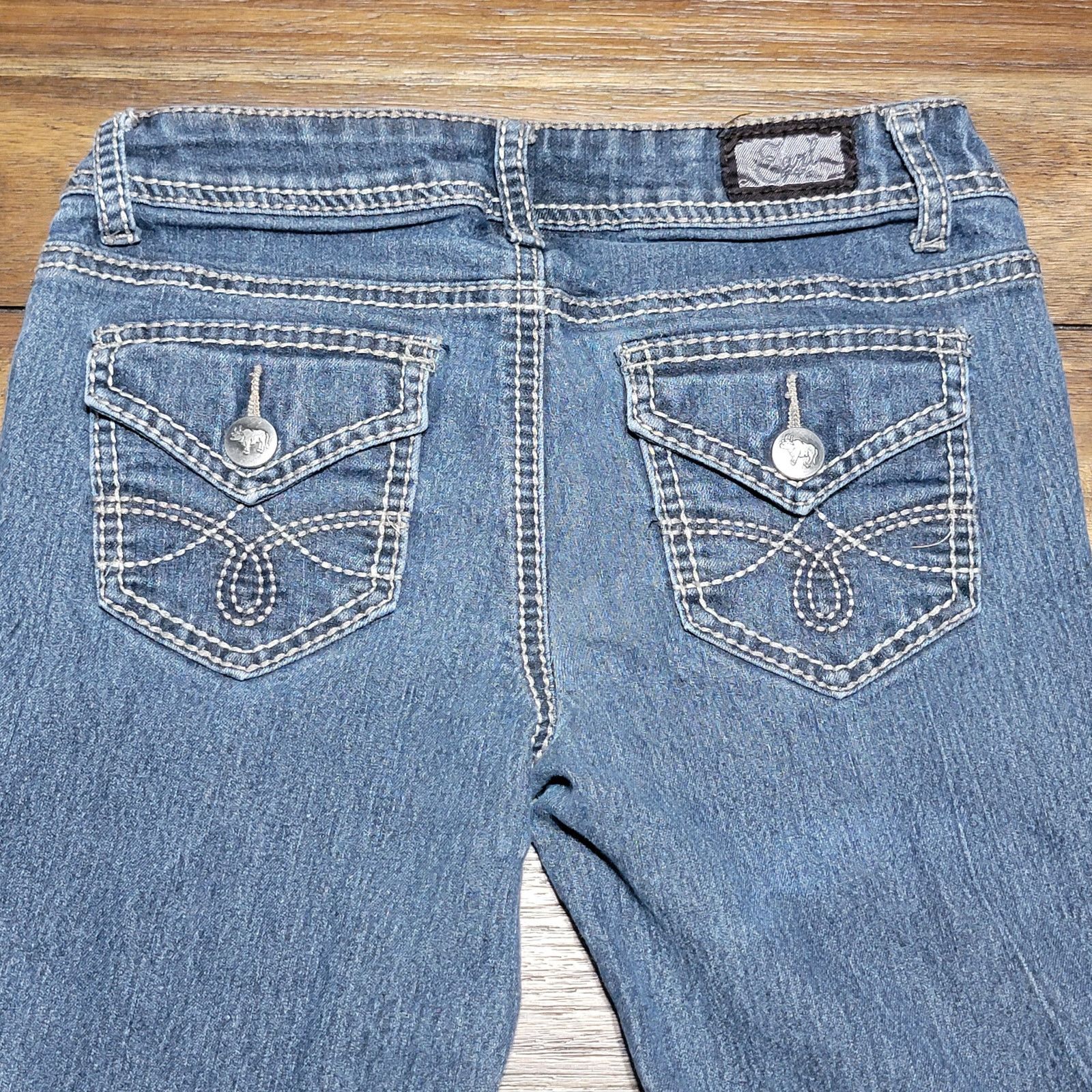 Earl Jeans Earl Jean Straight Jeans Flap Back Pockets - Size Junior 3 Size 28" / US 6 / IT 42 - 4 Thumbnail