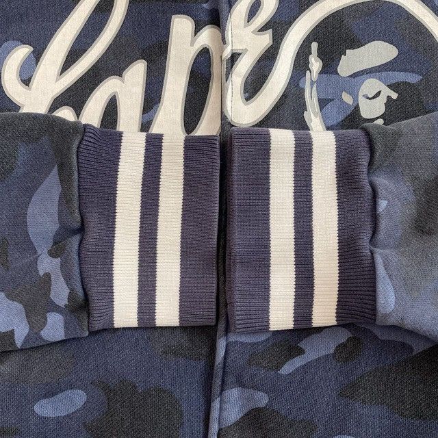Bape BAPE Blue camo sweat varsity jacket a bathing ape NIGO Size US M / EU 48-50 / 2 - 5 Thumbnail