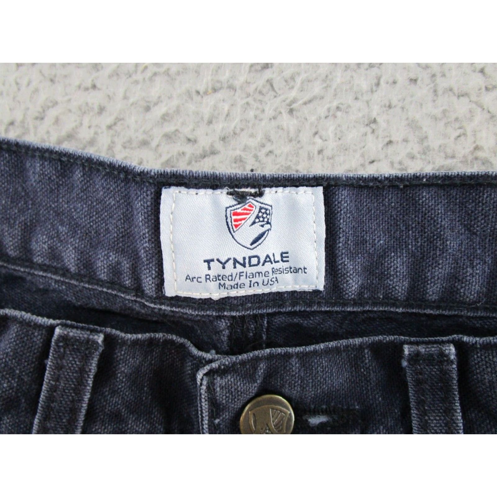 Vintage Tyndale Pants Mens Navy Flame Resistant 34x31 Canvas CAT 2 14 CAL NFPA 2112 Fire 34x31 Work Pants Mens NN? Size US 34 / EU 50 - 4 Thumbnail