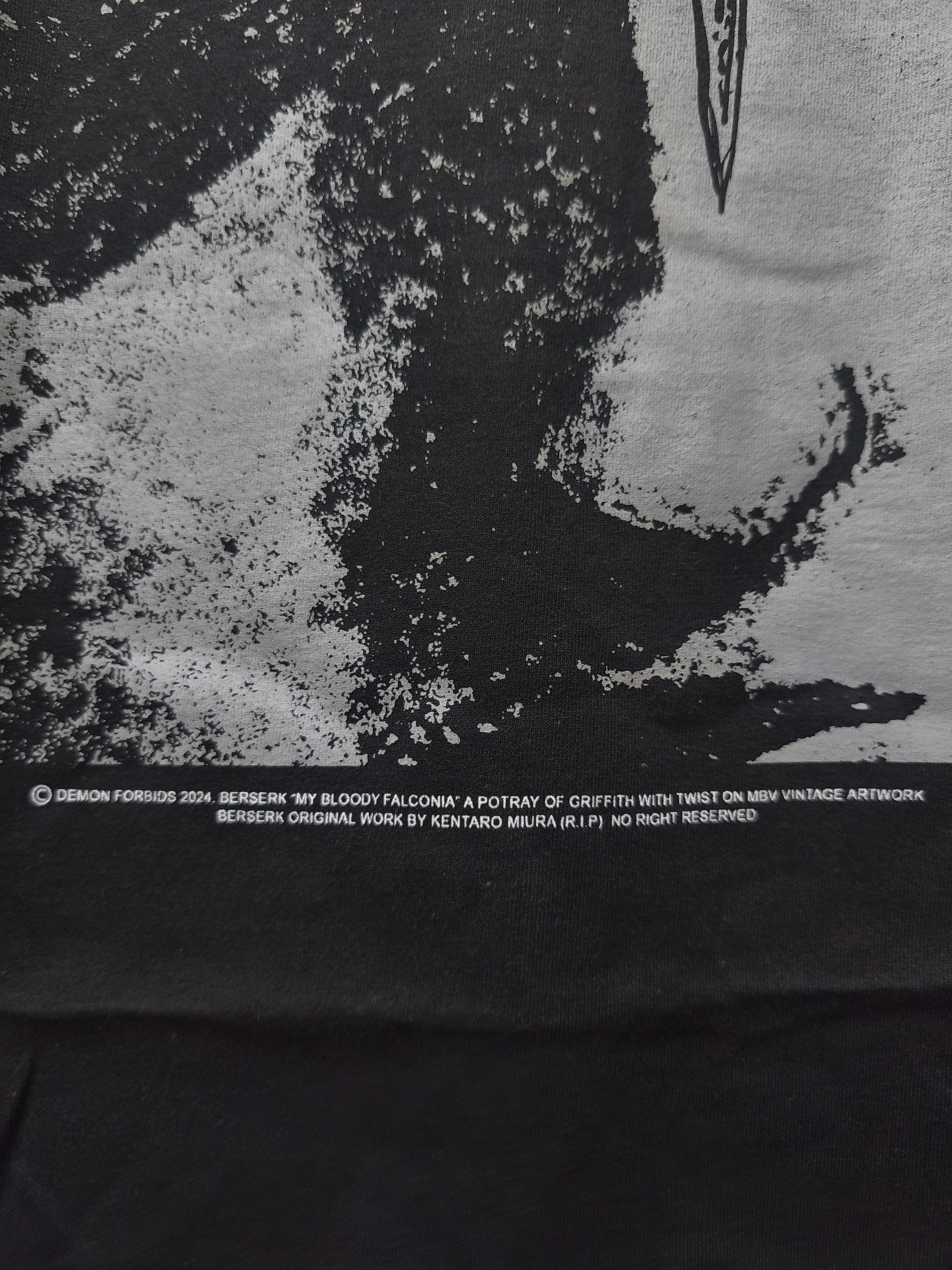 Anime Berserk My Bloody Falconia T-shirt Size US XL / EU 56 / 4 - 7 Thumbnail