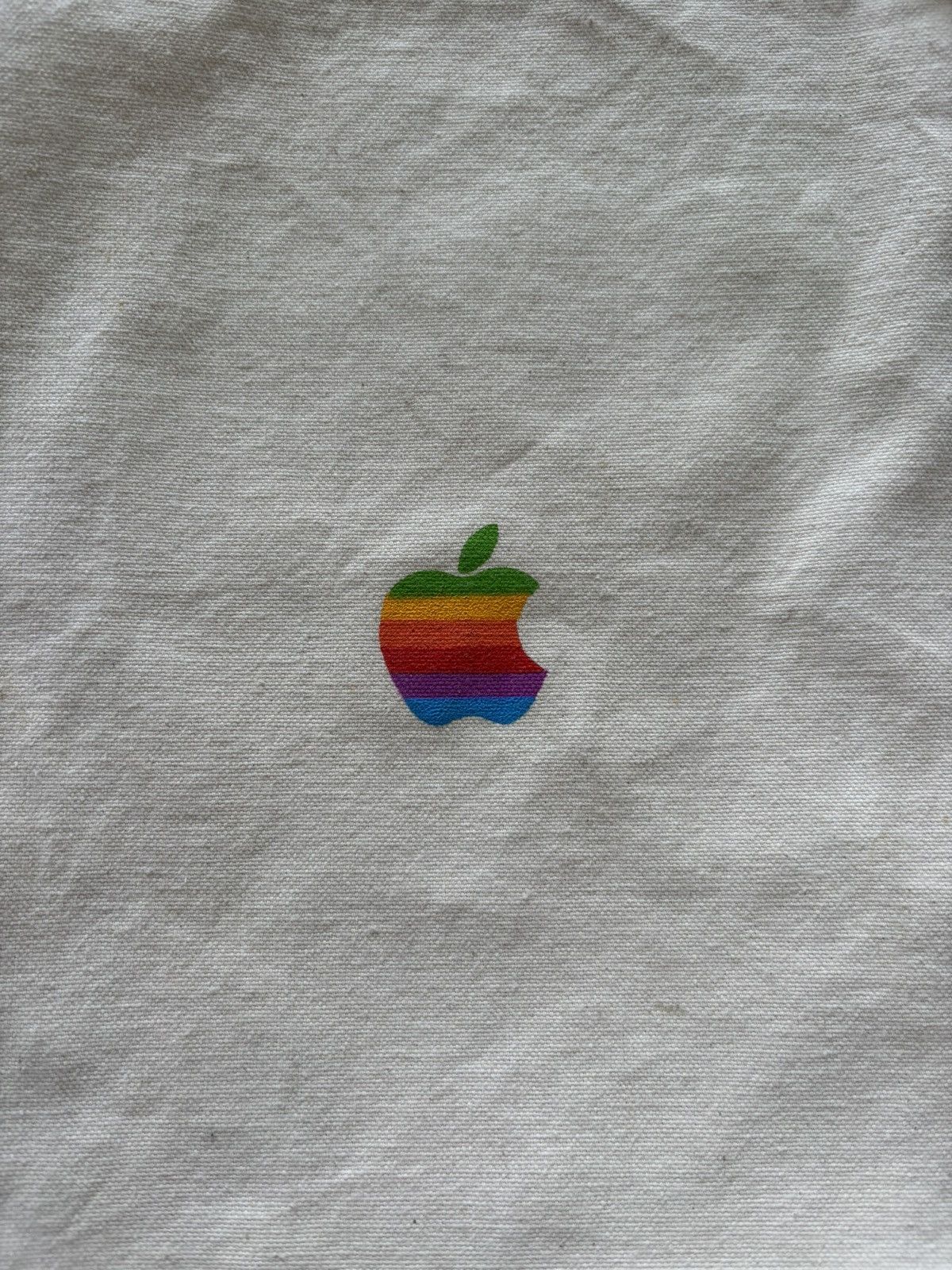 Apple × Vintage Vintage Rainbow Apple Logo Tote Bag Size ONE SIZE - 2 Thumbnail