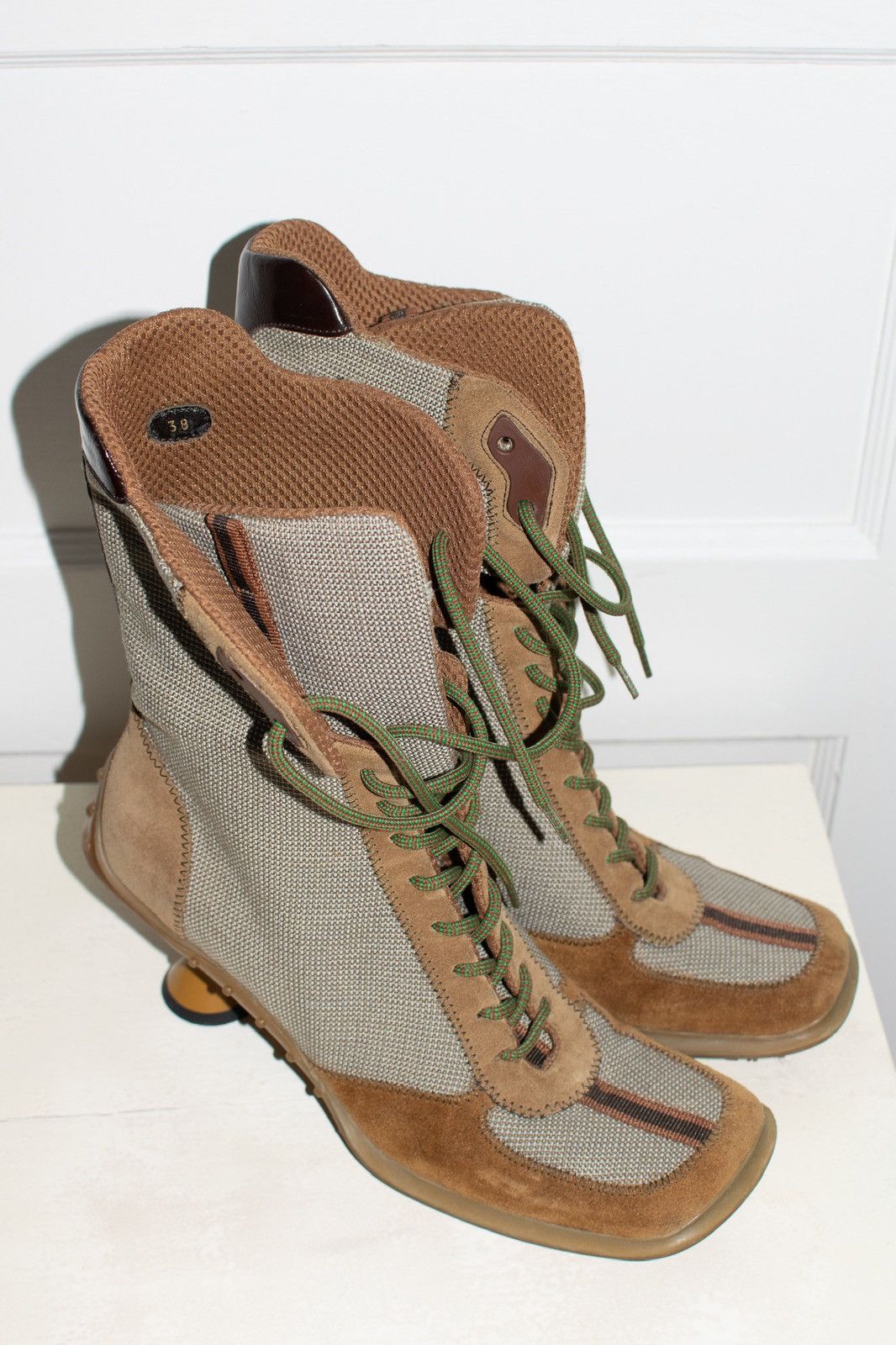 Miu Miu 1999 Miu Miu Bubble Sole Boots Size US 9 / IT 39 - 2 Thumbnail