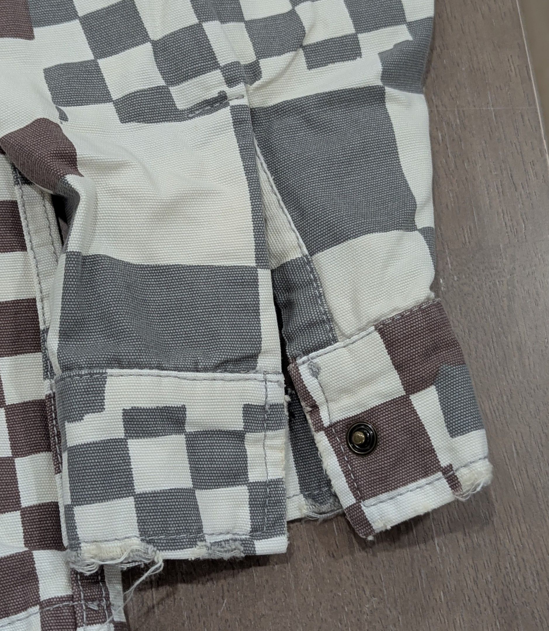 ERL ERL Checkered Cotton Canvas Jacket Multi Large Size US L / EU 52-54 / 3 - 5 Thumbnail