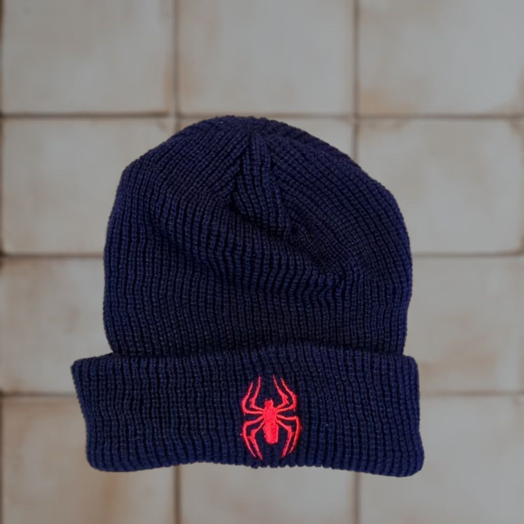 Spyder Spyder Beanie Skull Cap Mens One Size Blue Knit Acrylic Fleece Earband SPIDER MAN NWT Casual Winter Ski Outdoor Workwear Size ONE SIZE - 1 Thumbnail