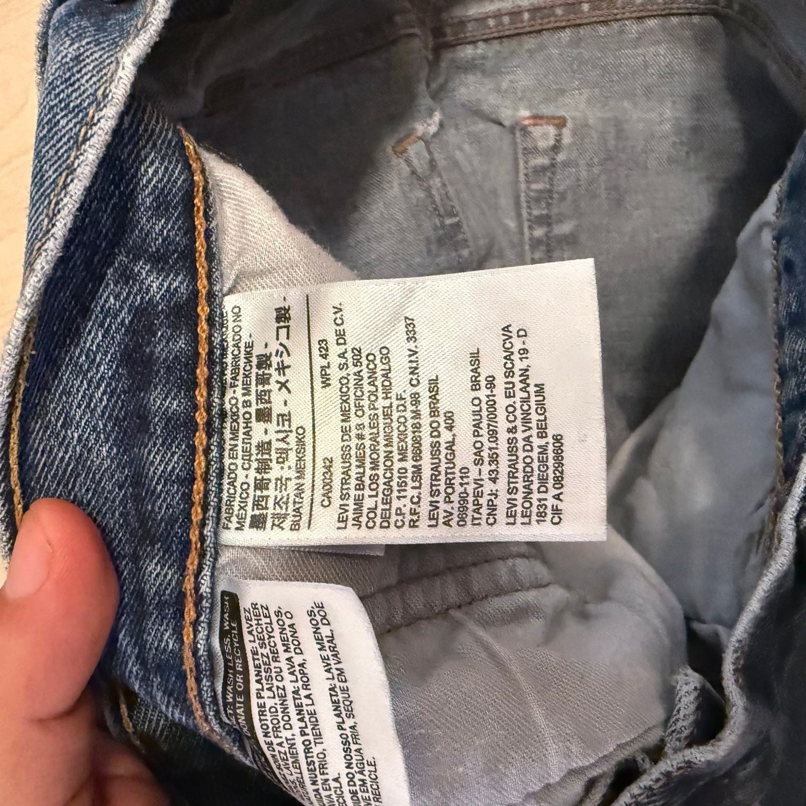 Levi's Levi's 501 Men's Jeans Blue Denim Classic Straight Fit 36x30 Size US 36 / EU 52 - 7 Thumbnail