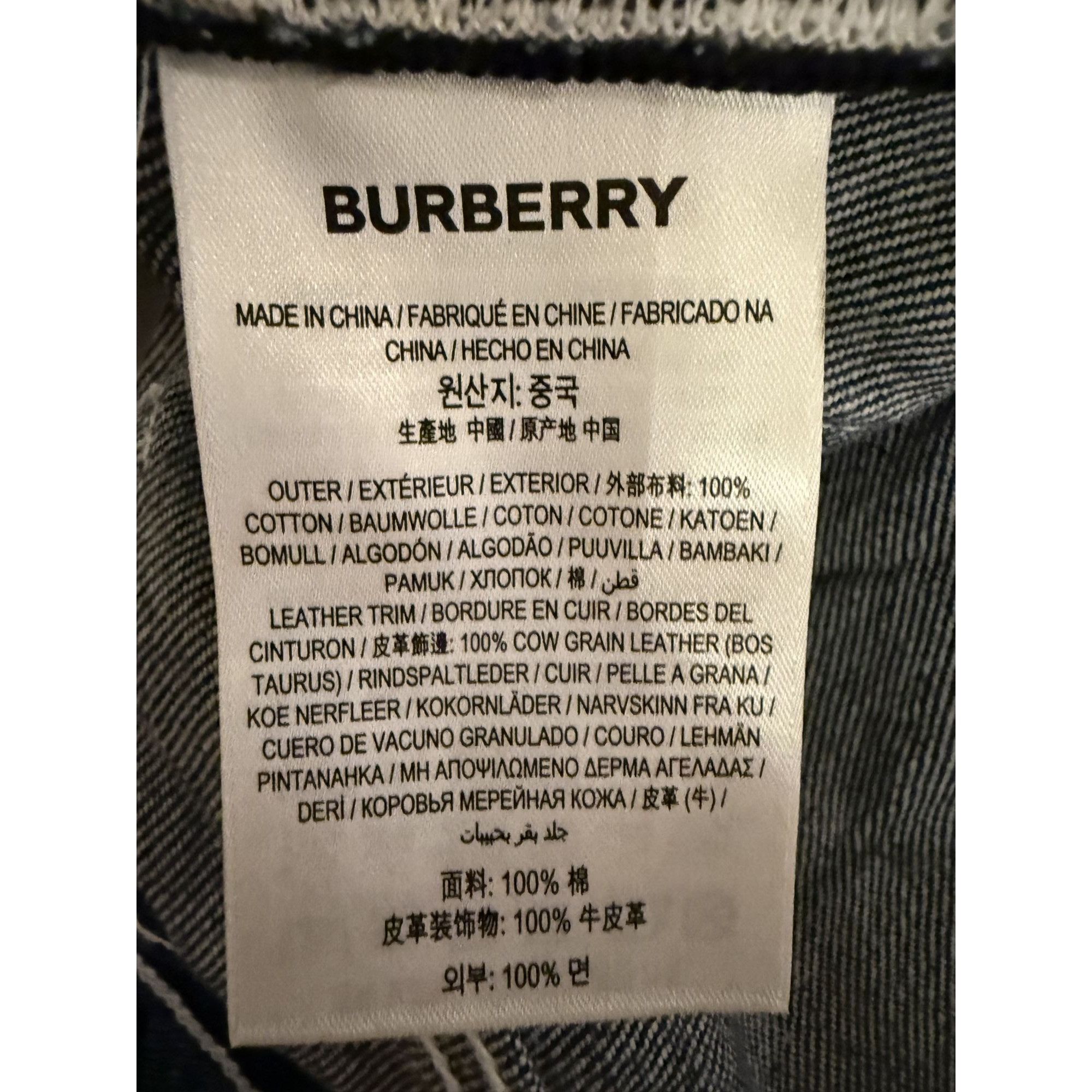 Burberry Burberry London England Monogram Denim Jeans With Cuffed Hem Size 29" - 7 Thumbnail