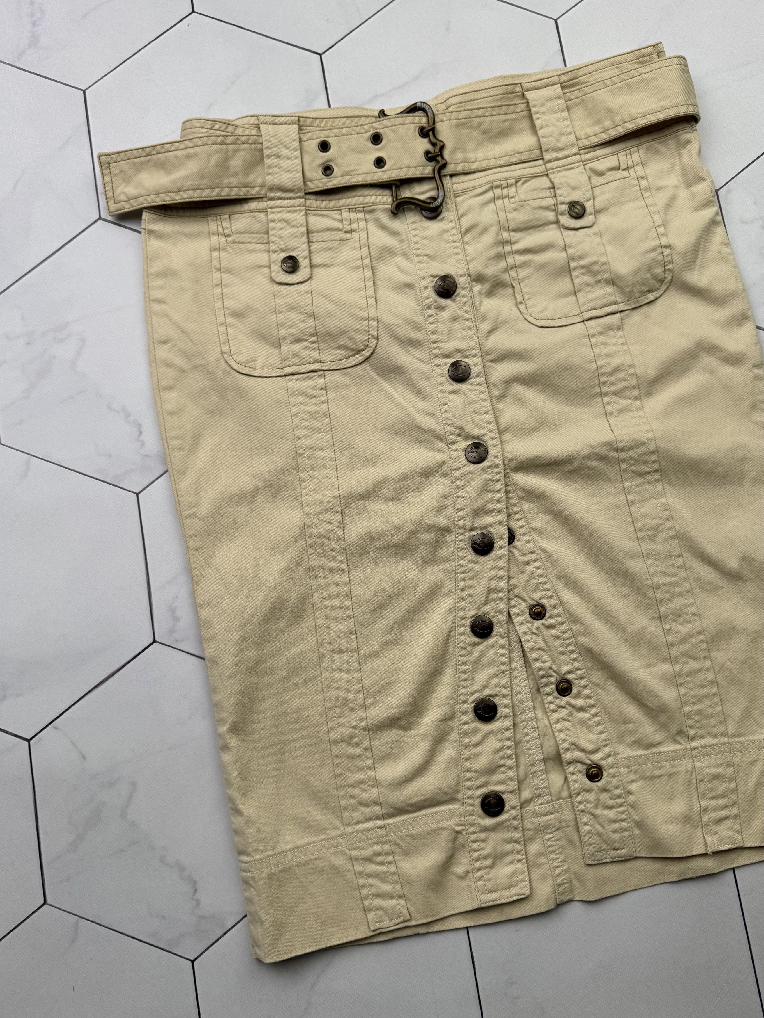 Cavalli Class Just Cavalli 2007 Skirt With Belt (B141) Size 30" / US 8 / IT 44 - 2 Thumbnail