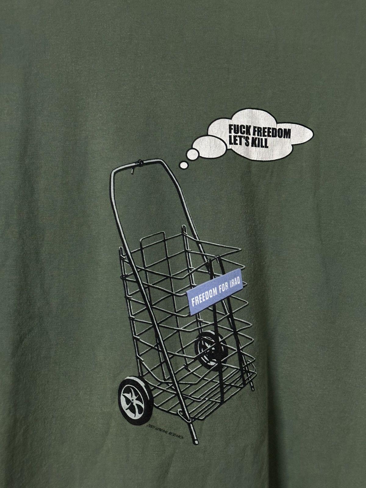 General Research AW2005 General Research “Freedom For Iraq” T-Shirt Size US L / EU 52-54 / 3 - 3 Thumbnail
