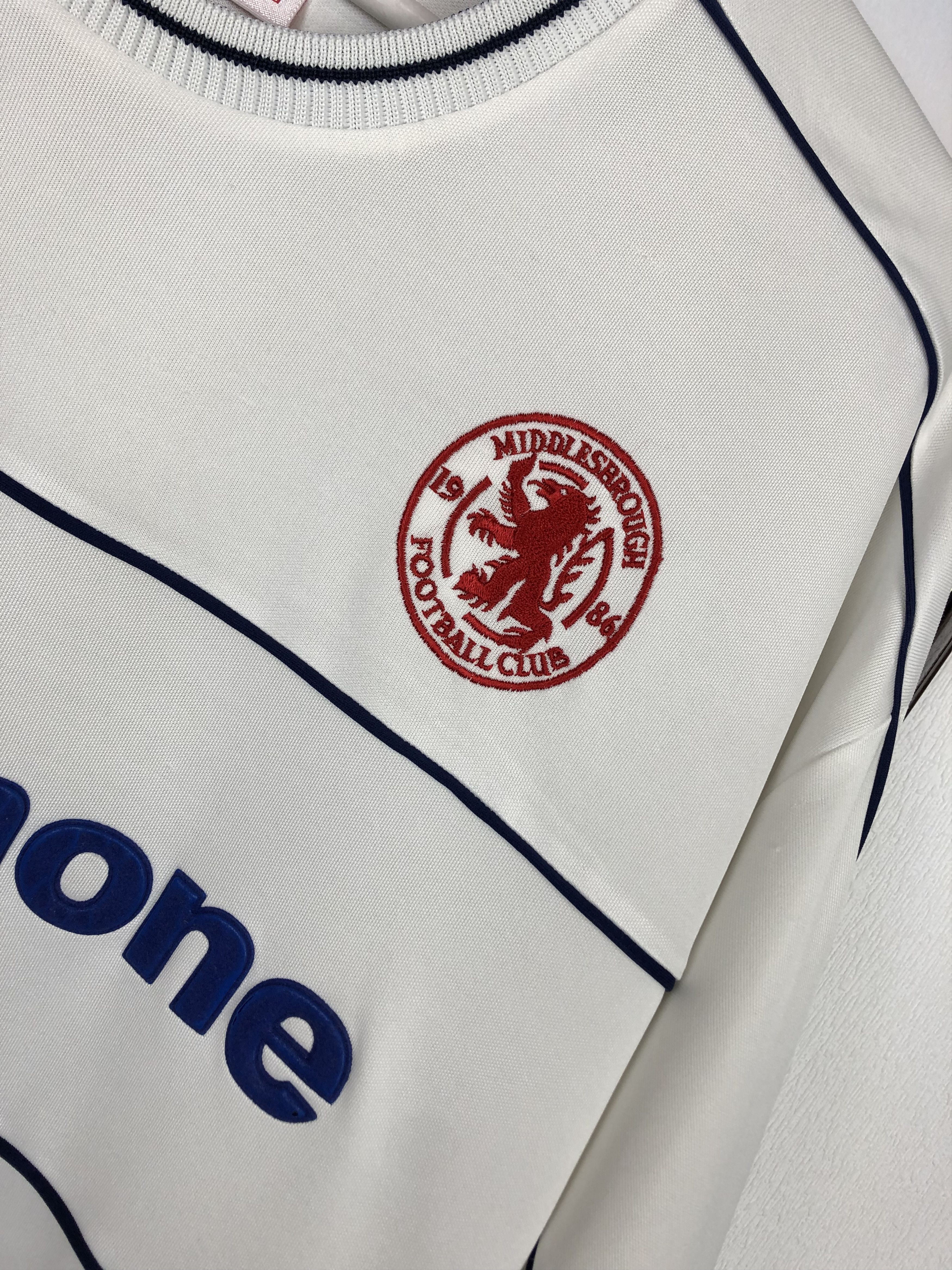 Vintage Middlesbrough Away football shirt 2000 Soccer Tee Errea Size US XL / EU 56 / 4 - 4 Thumbnail