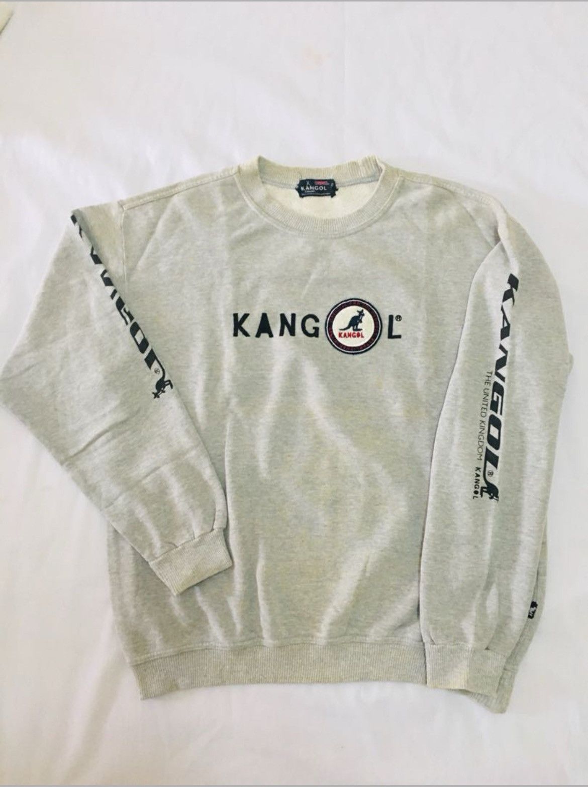 Designer × Kangol × Vintage Vintage 90's Kangol Sweatshirt Size US L / EU 52-54 / 3 - 2 Thumbnail