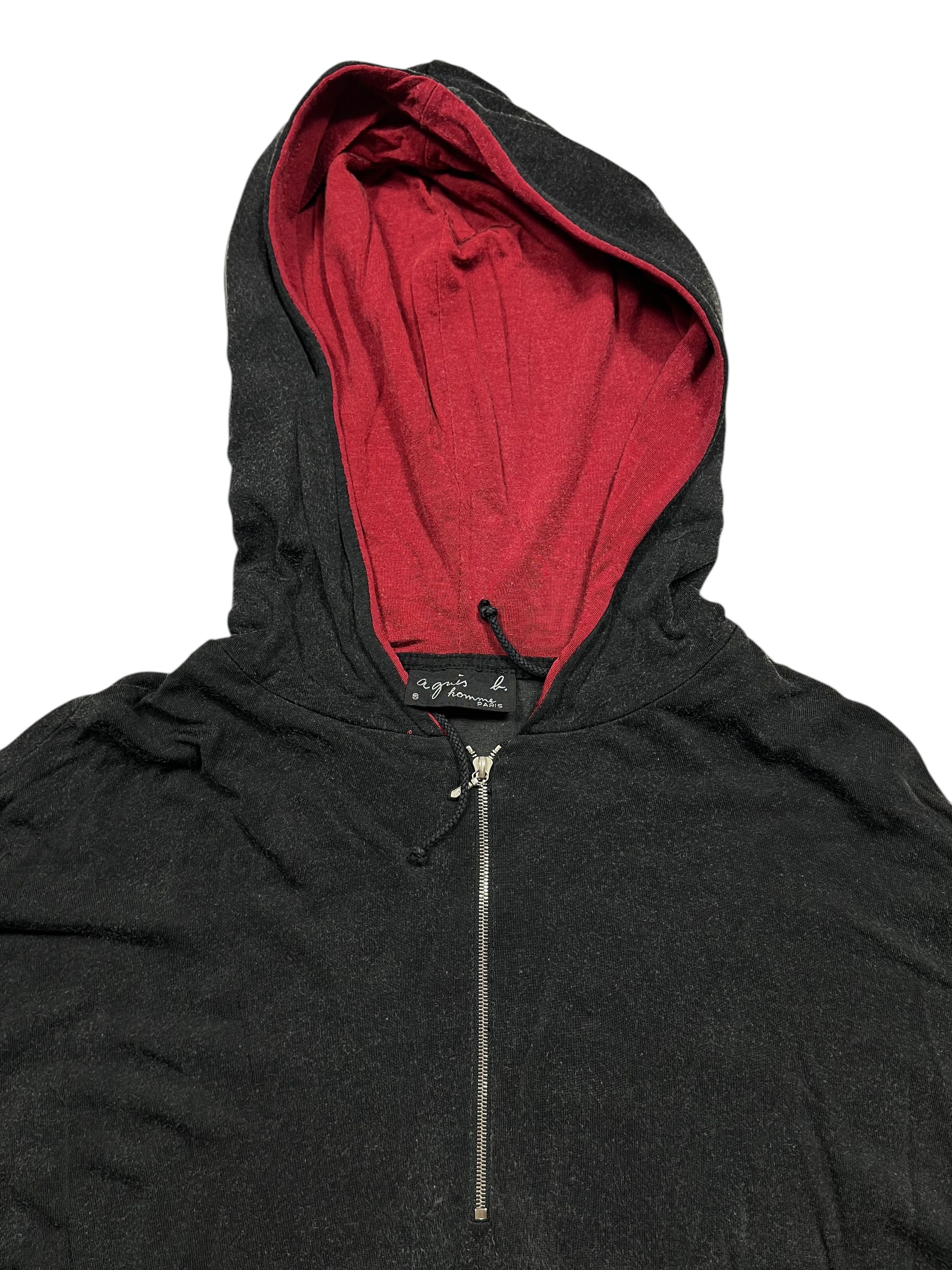 Jean-Michel Basquiat × agnes b. Vintage Y2K 00s Agnes B Half Zipper Hoodie Riri Swiss Zipper Size US L / EU 52-54 / 3 - 2 Thumbnail