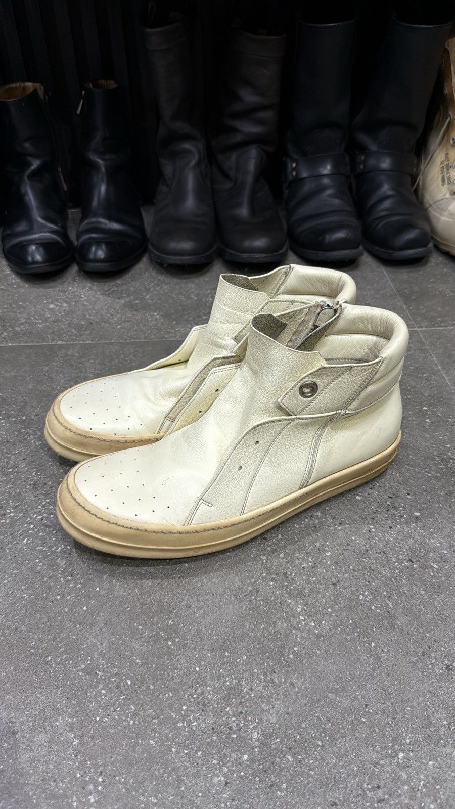 Rick Owens f/w 2017 rick owens glitter island dunk milk colorway Size US 11 / EU 44 - 1 Thumbnail