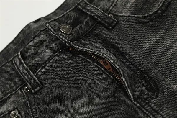 Japanese Brand Punk retro washed gradient straight men's distressed jeans Size US 32 / EU 48 - 5 Thumbnail